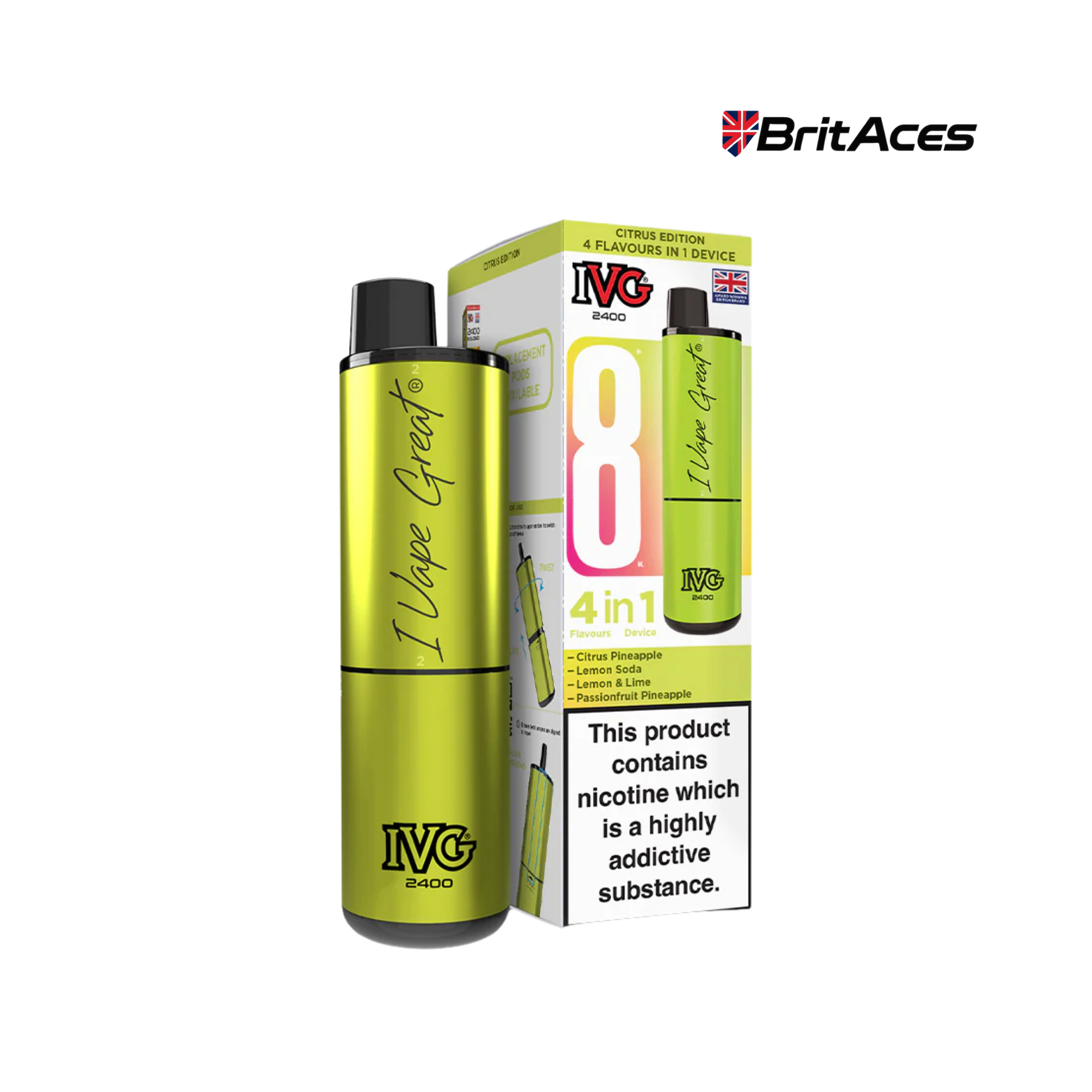 IVG 2400 4in1 Vape Kit