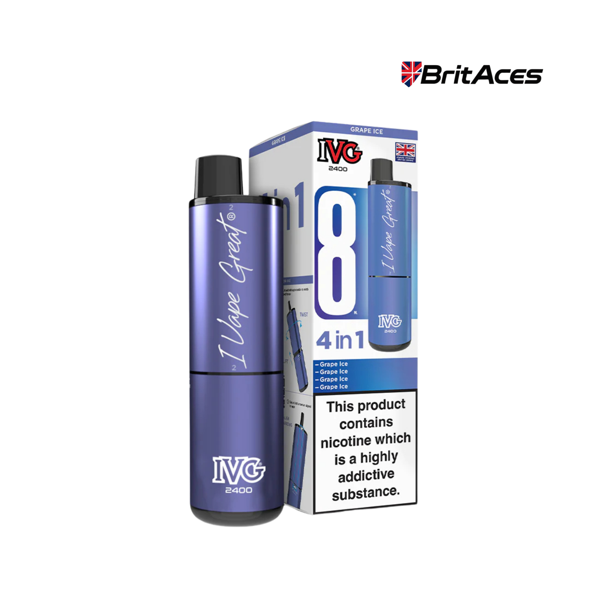 IVG 2400 4in1 Vape Kit
