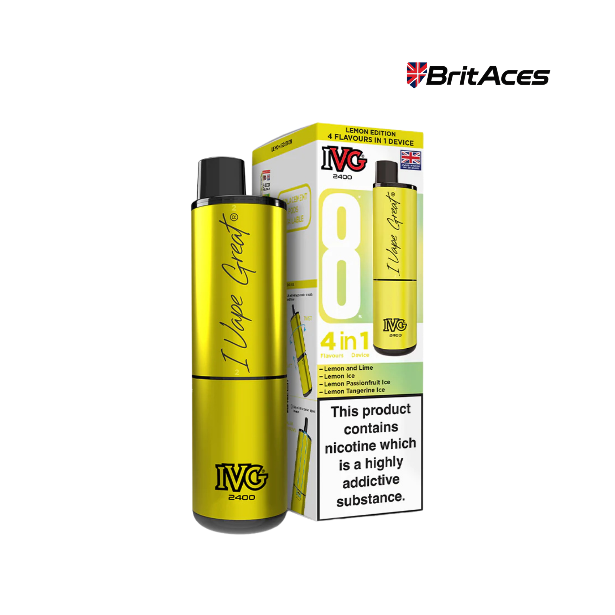 IVG 2400 4in1 Vape Kit