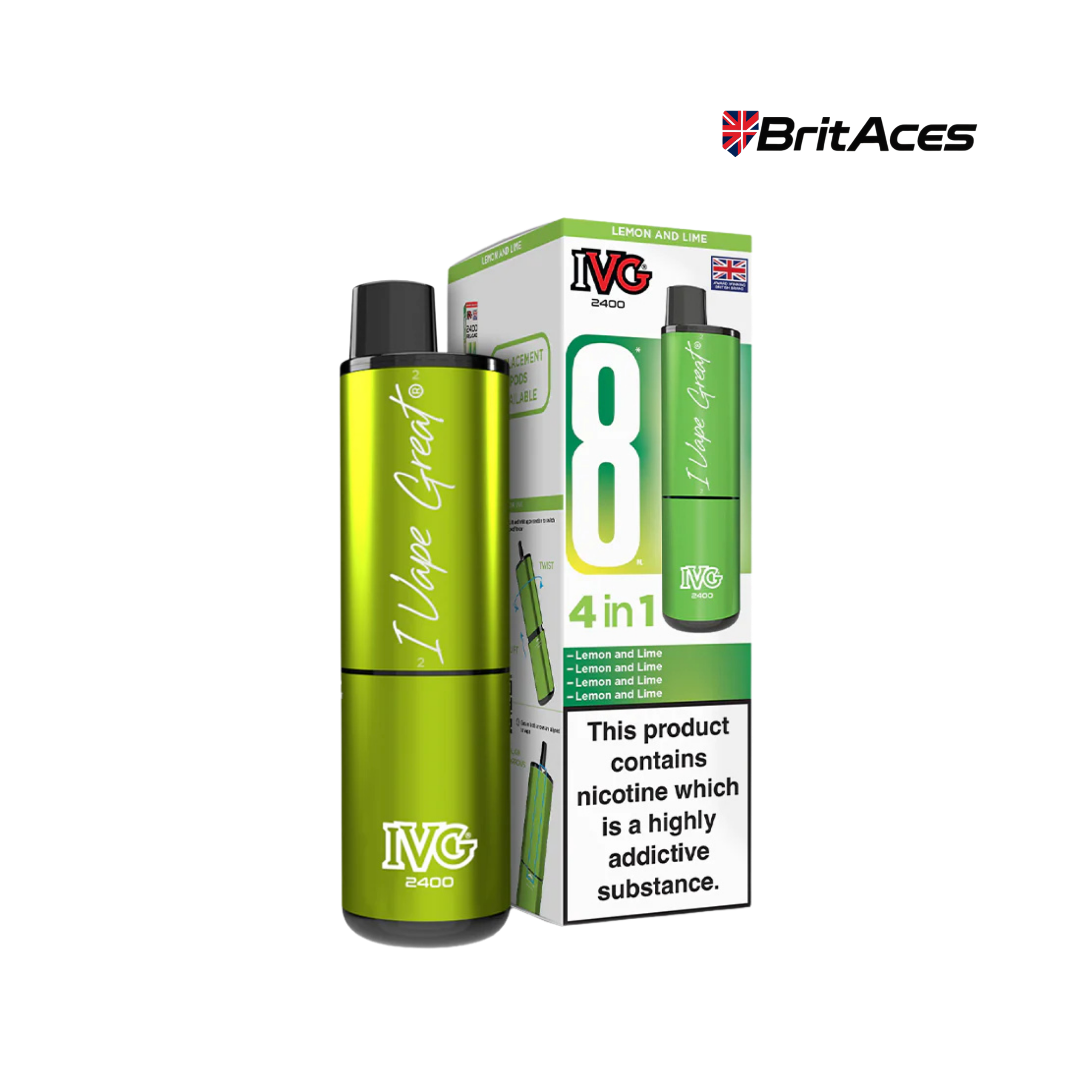 IVG 2400 4in1 Vape Kit