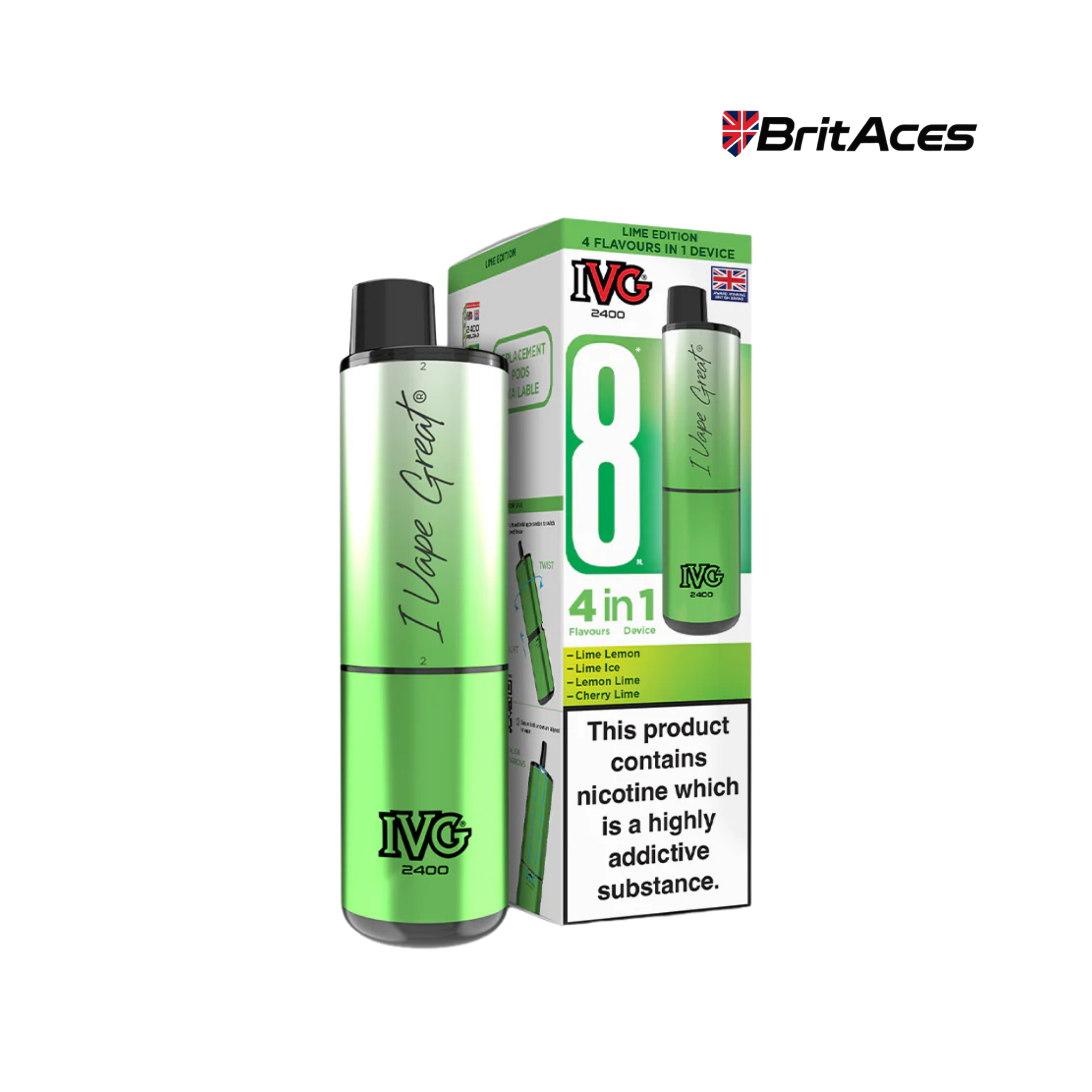 IVG 2400 4in1 Vape Kit