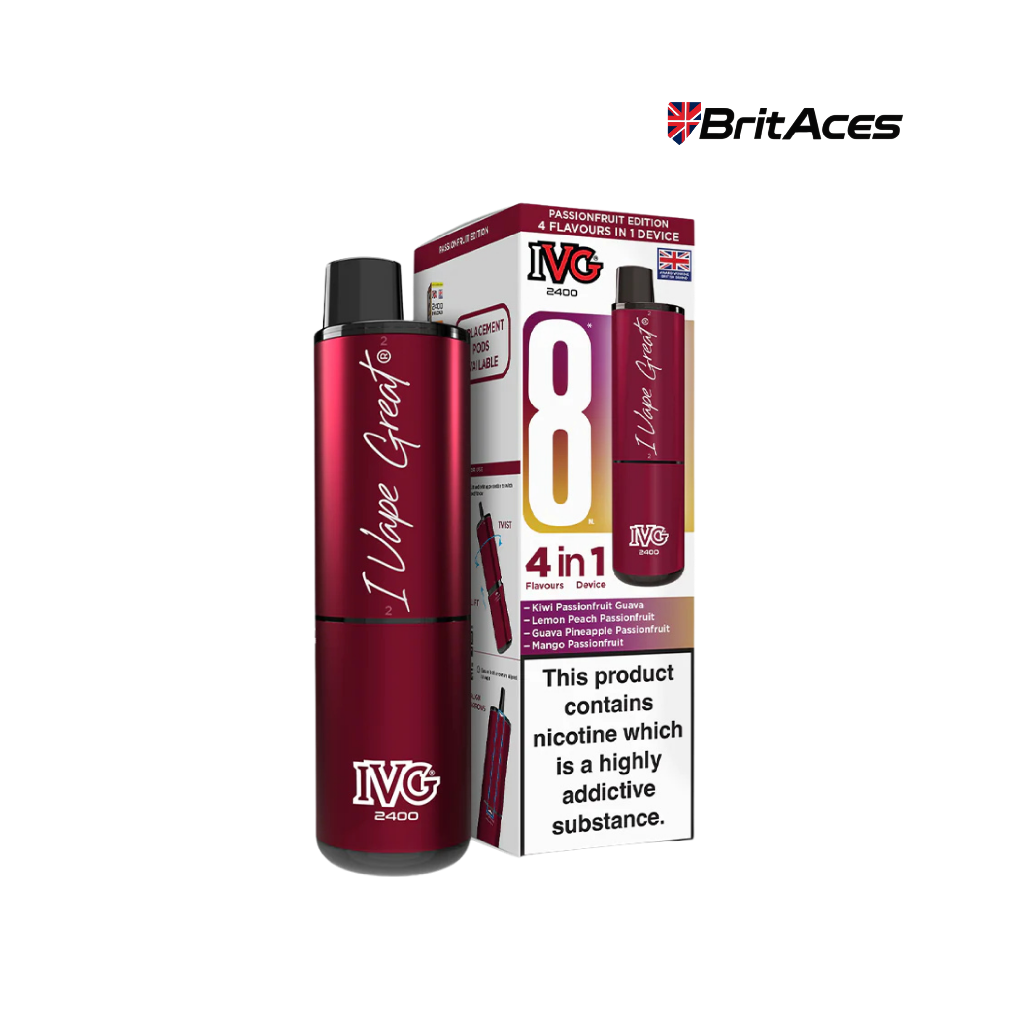 IVG 2400 4in1 Vape Kit