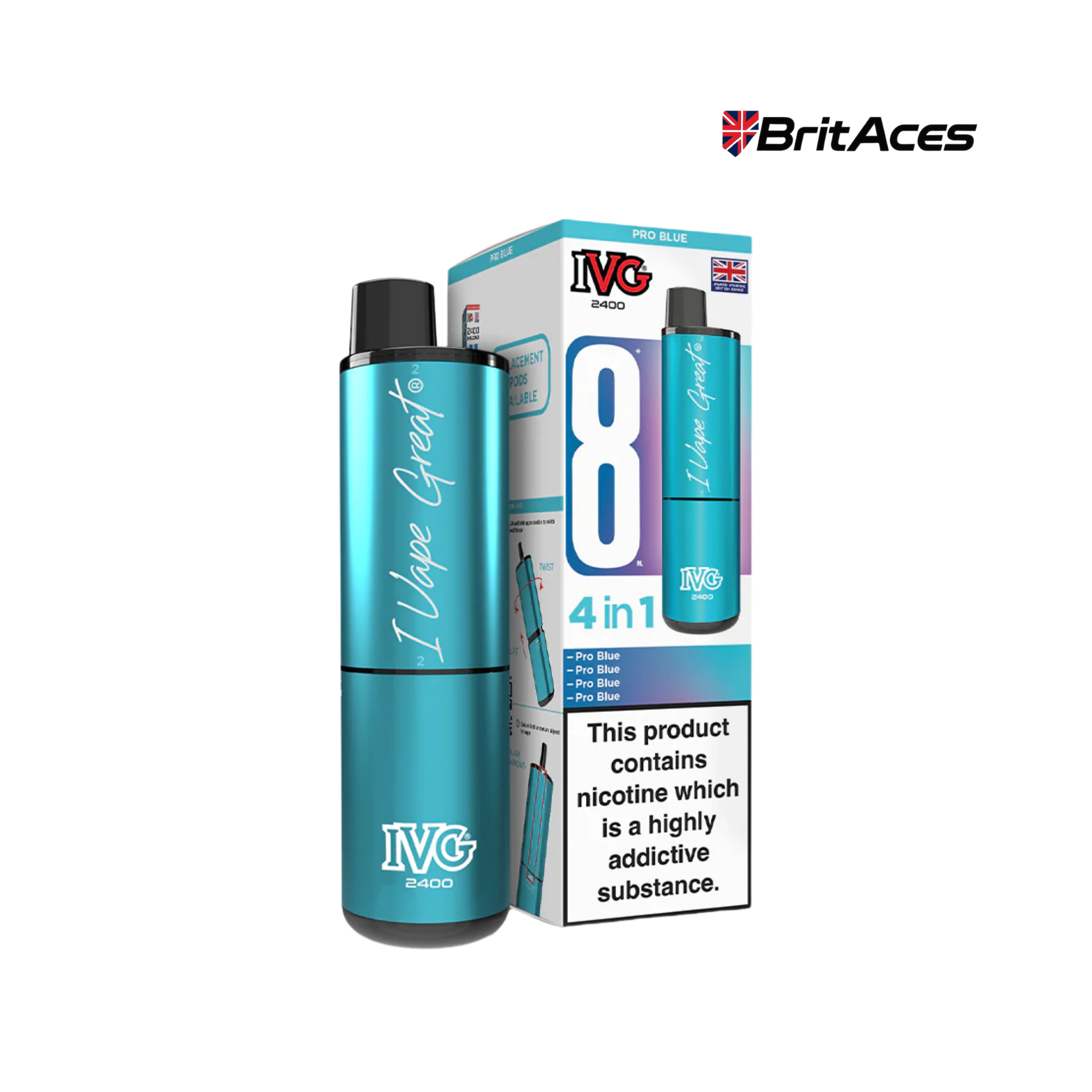 IVG 2400 4in1 Vape Kit
