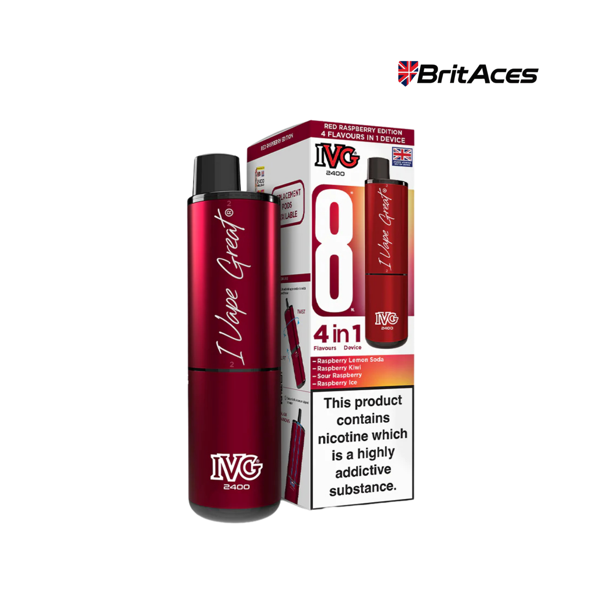 IVG 2400 4in1 Vape Kit