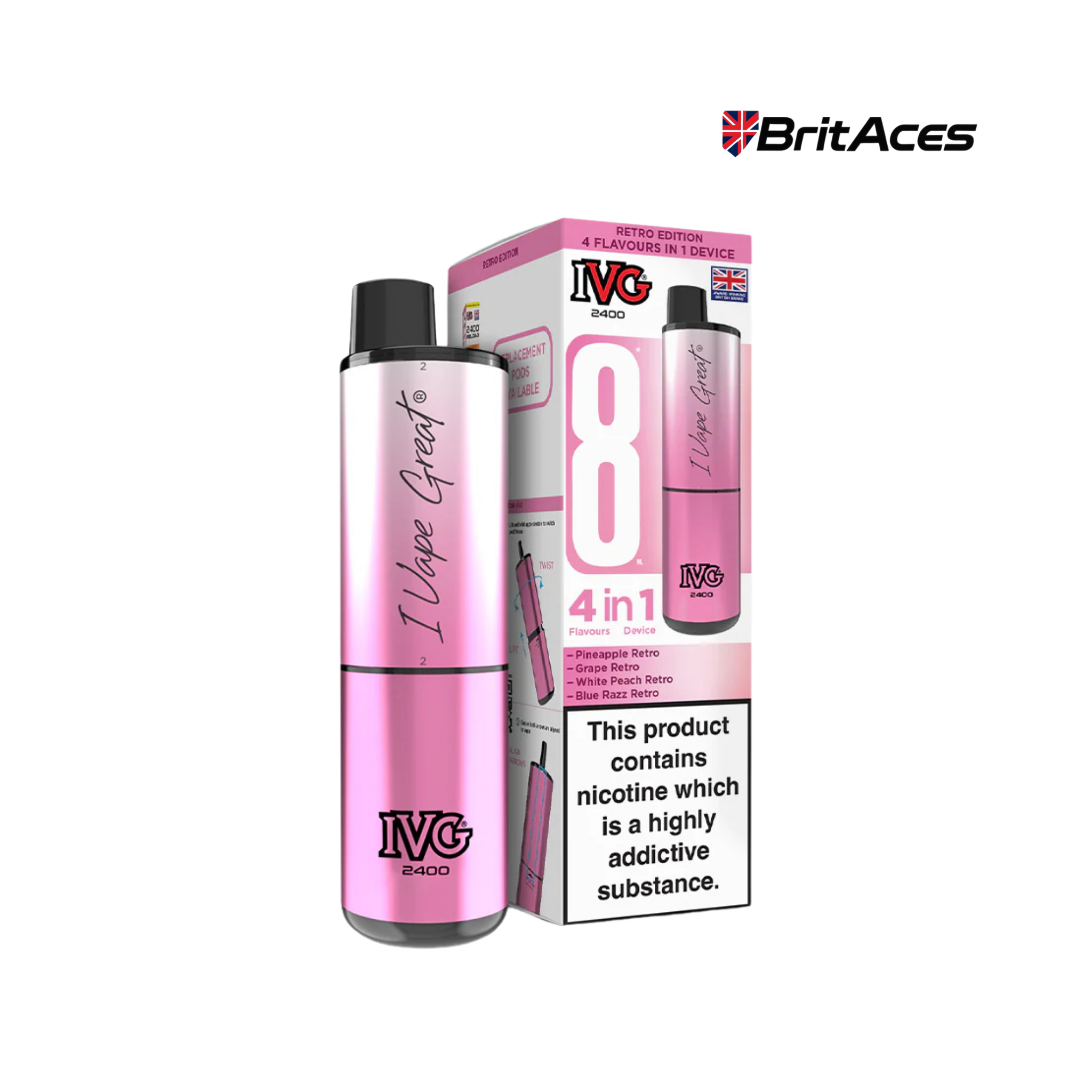 IVG 2400 4in1 Vape Kit