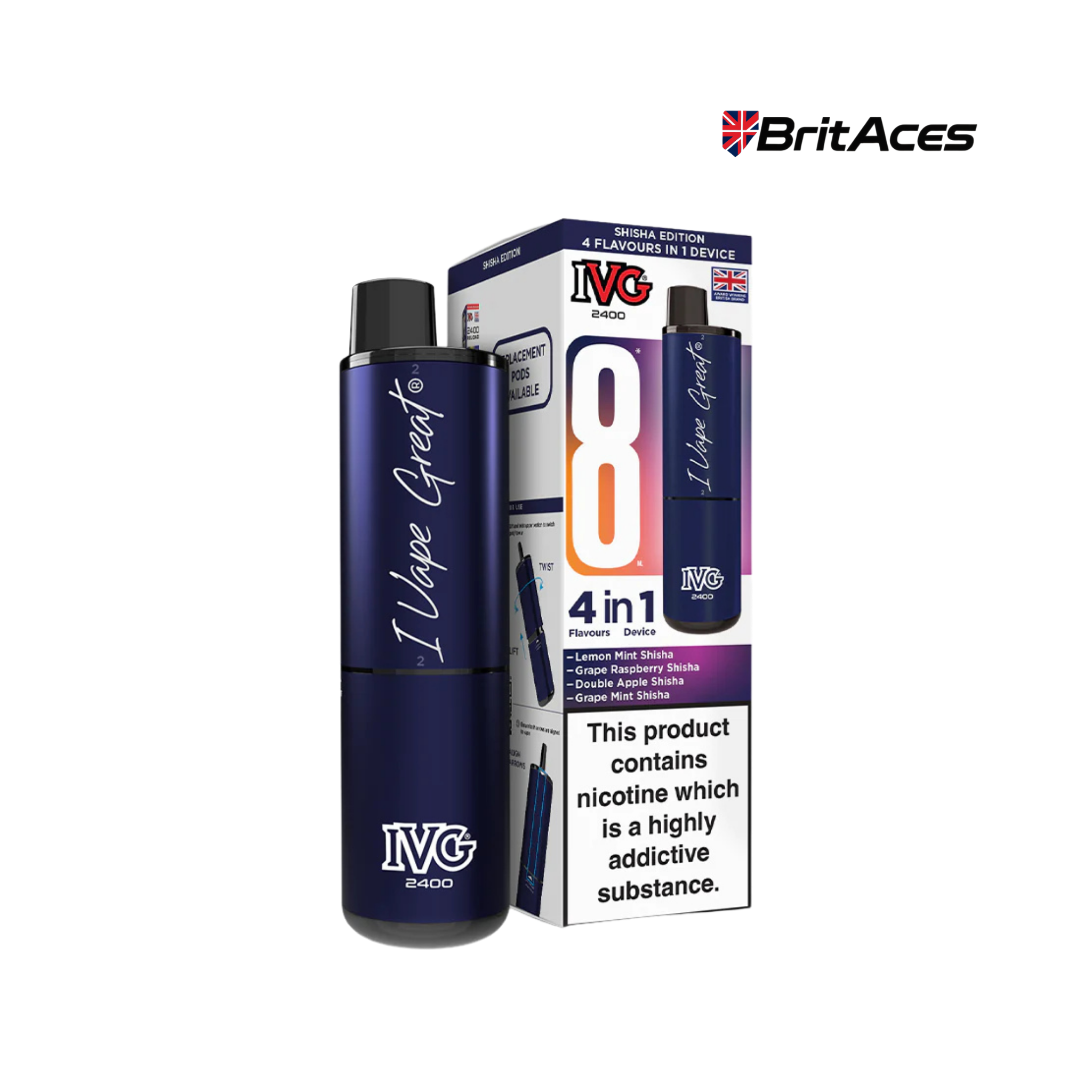 IVG 2400 4in1 Vape Kit