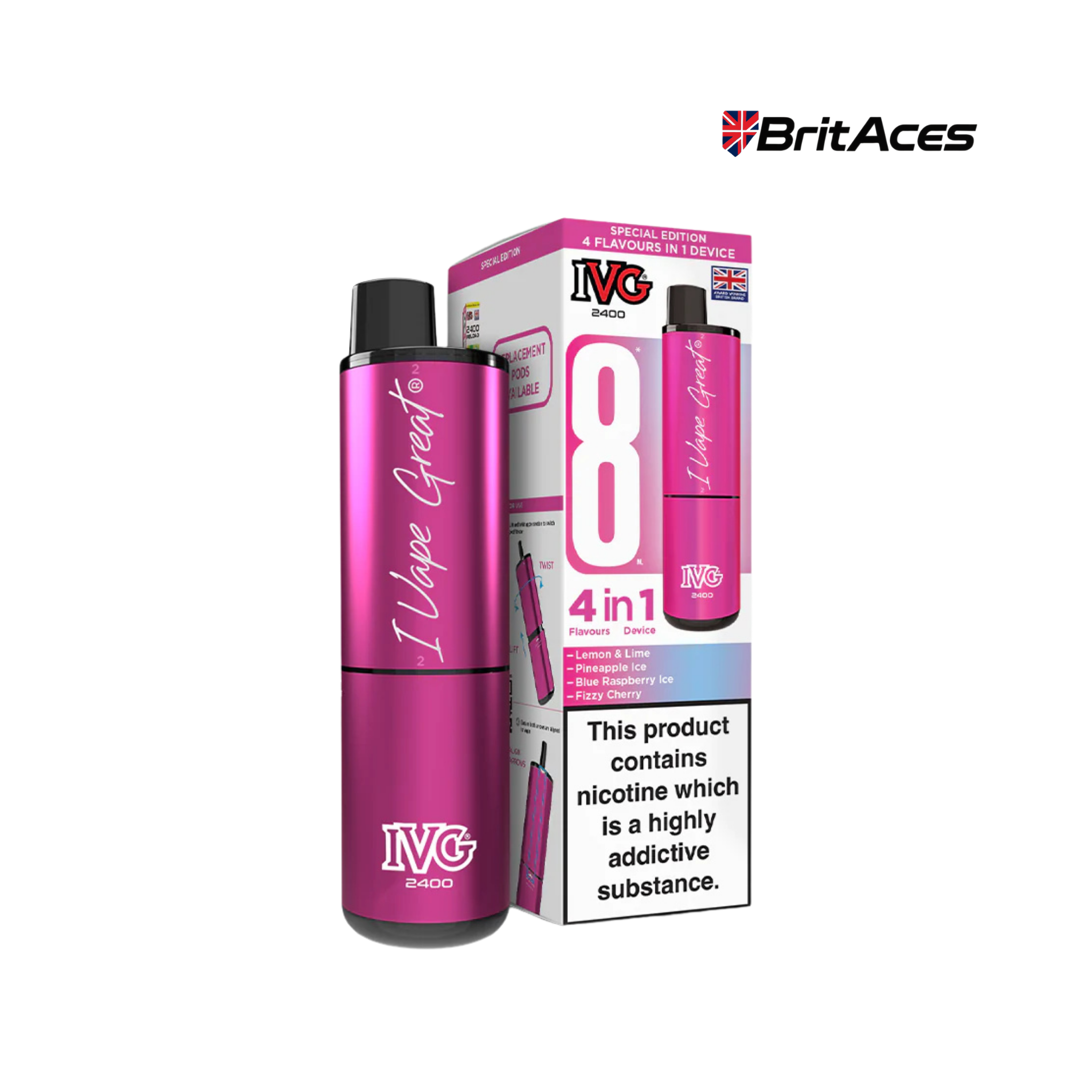 IVG 2400 4in1 Vape Kit