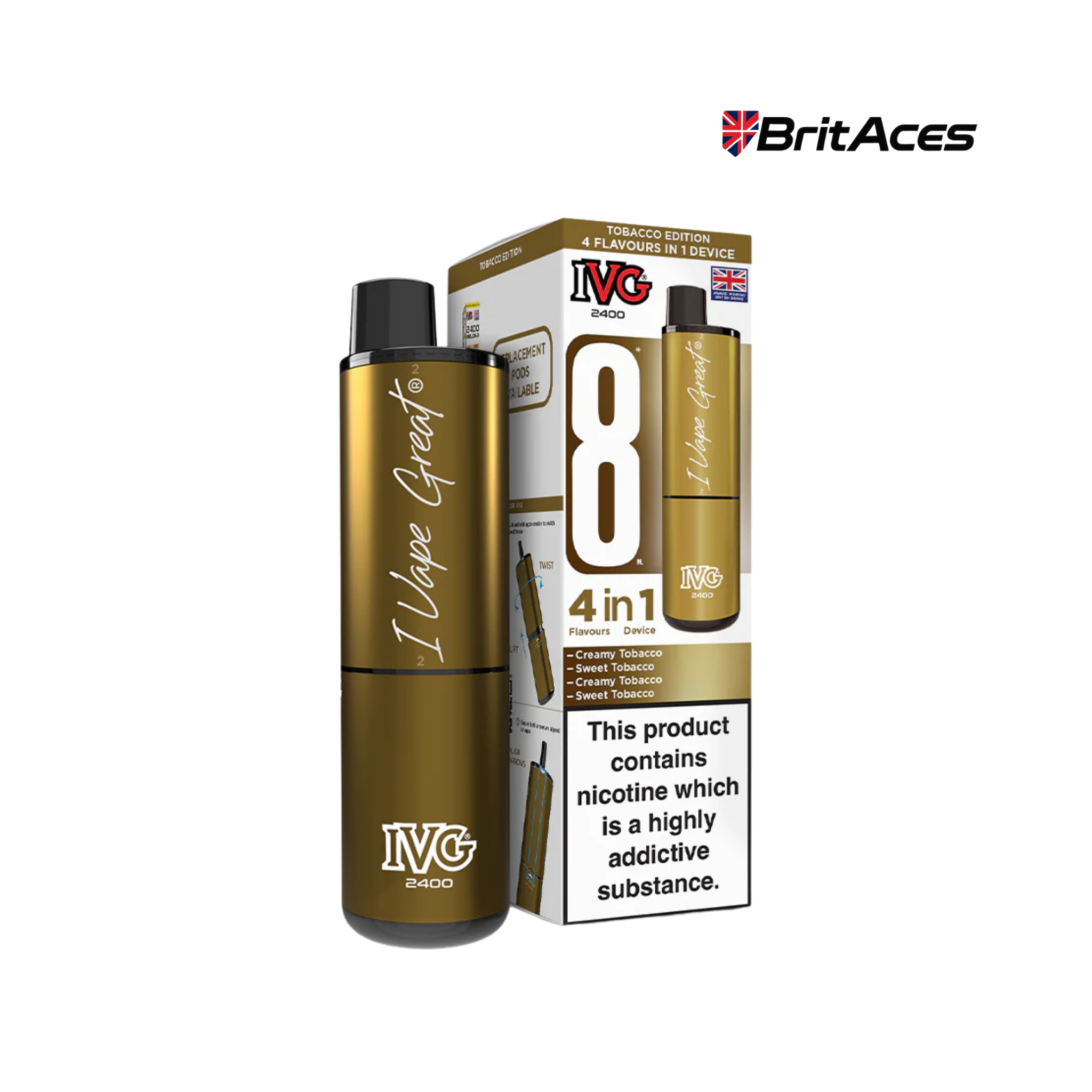 IVG 2400 4in1 Vape Kit