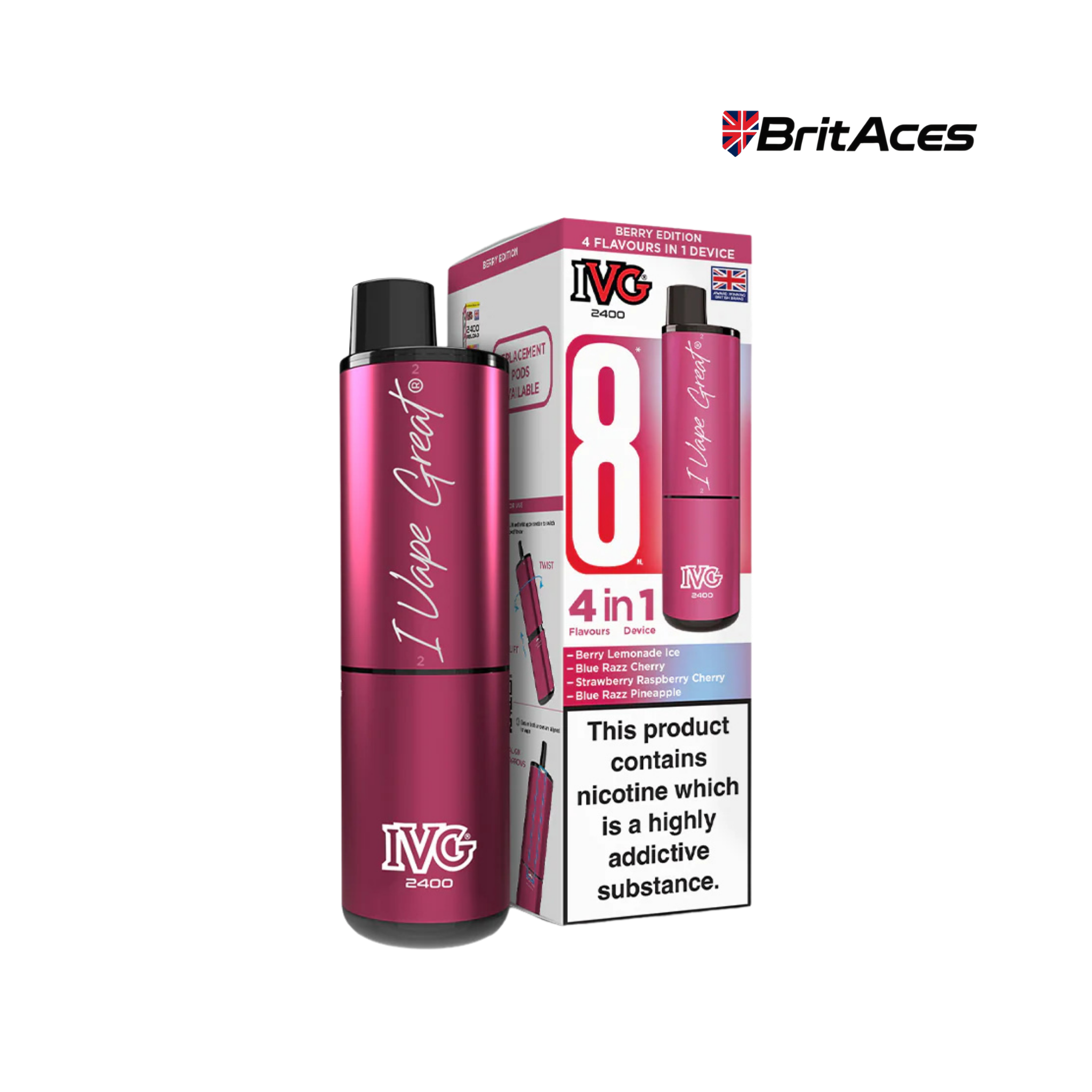 IVG 2400 4in1 Vape Kit