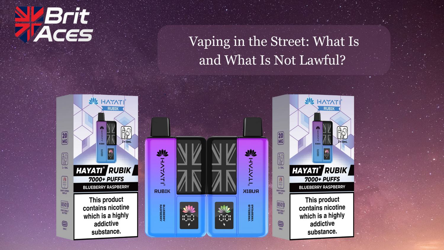 Vaping in the Street: What Is and What Is Not Lawful?