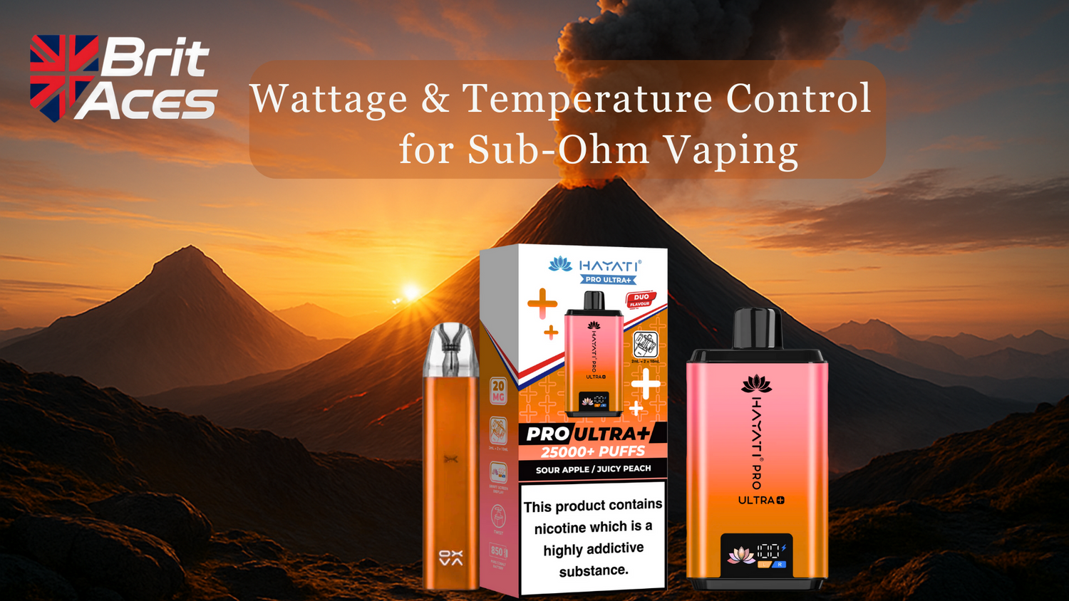 Wattage & Temperature Control for Sub-Ohm Vaping