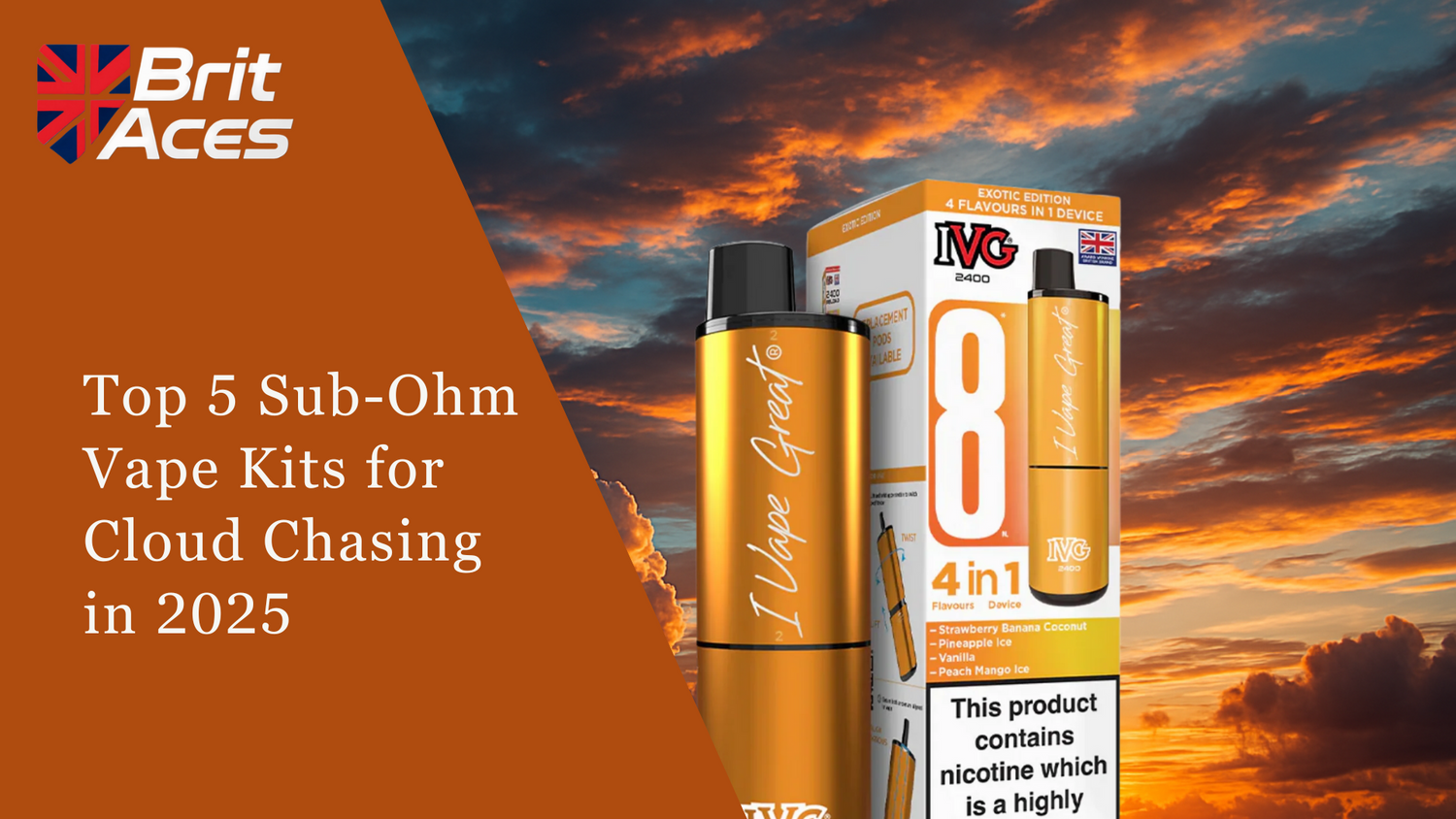 Top 5 Sub-Ohm Vape Kits for Cloud Chasing in 2025