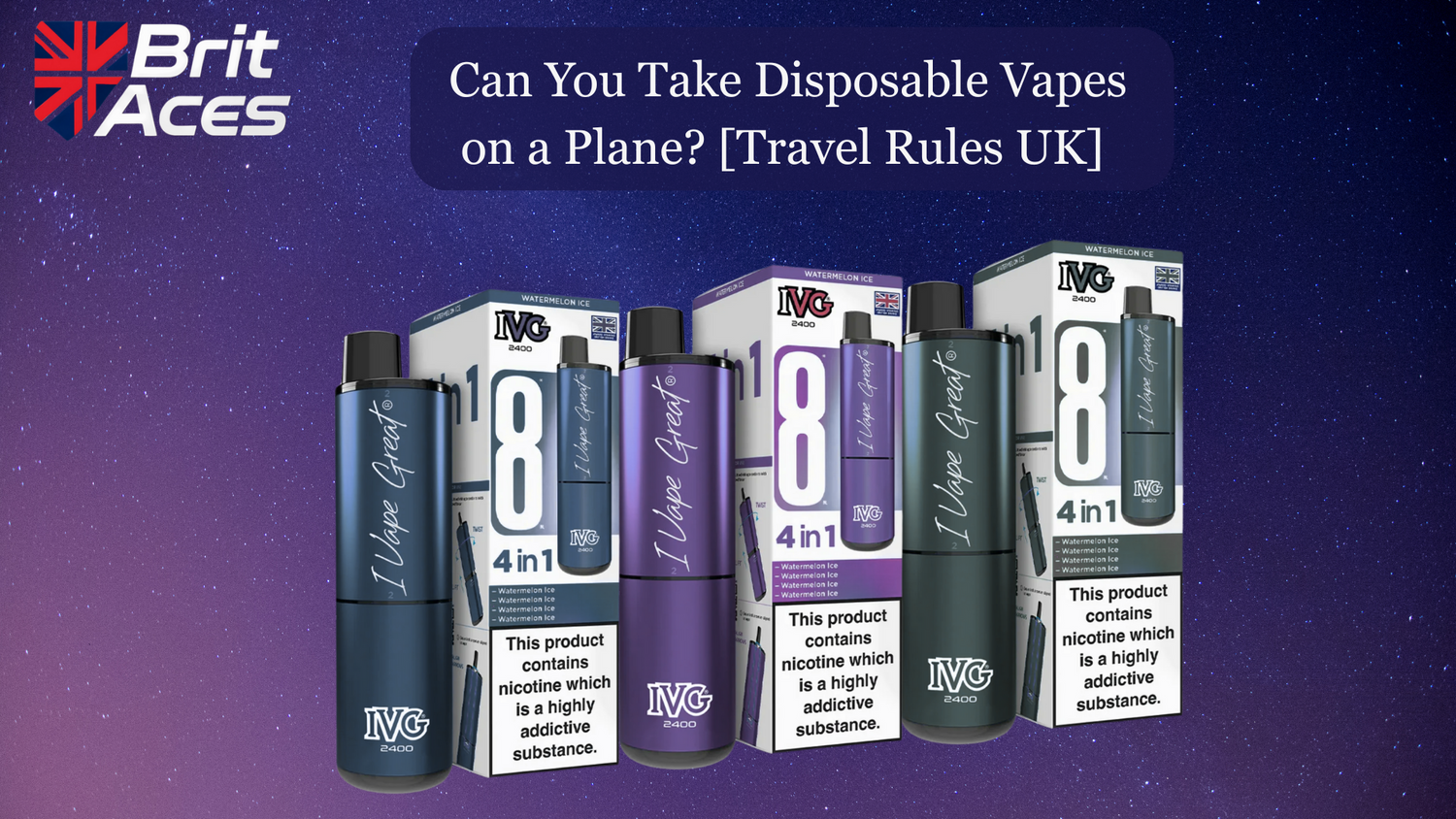 Are Disposable Vapes Allowed to Travel? [Travel Rules UK]