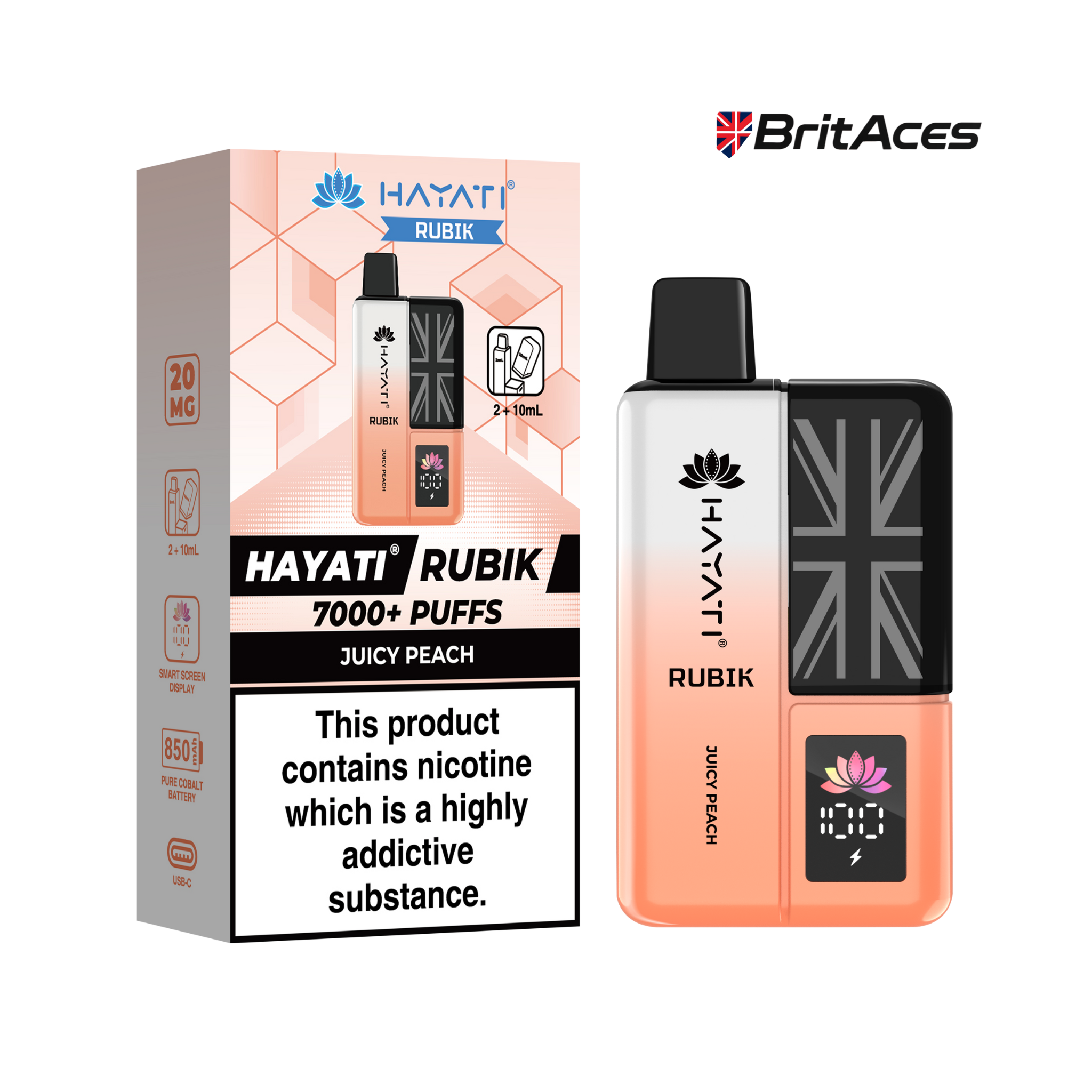 Hayati Rubik 7000 Puff Vape Kit