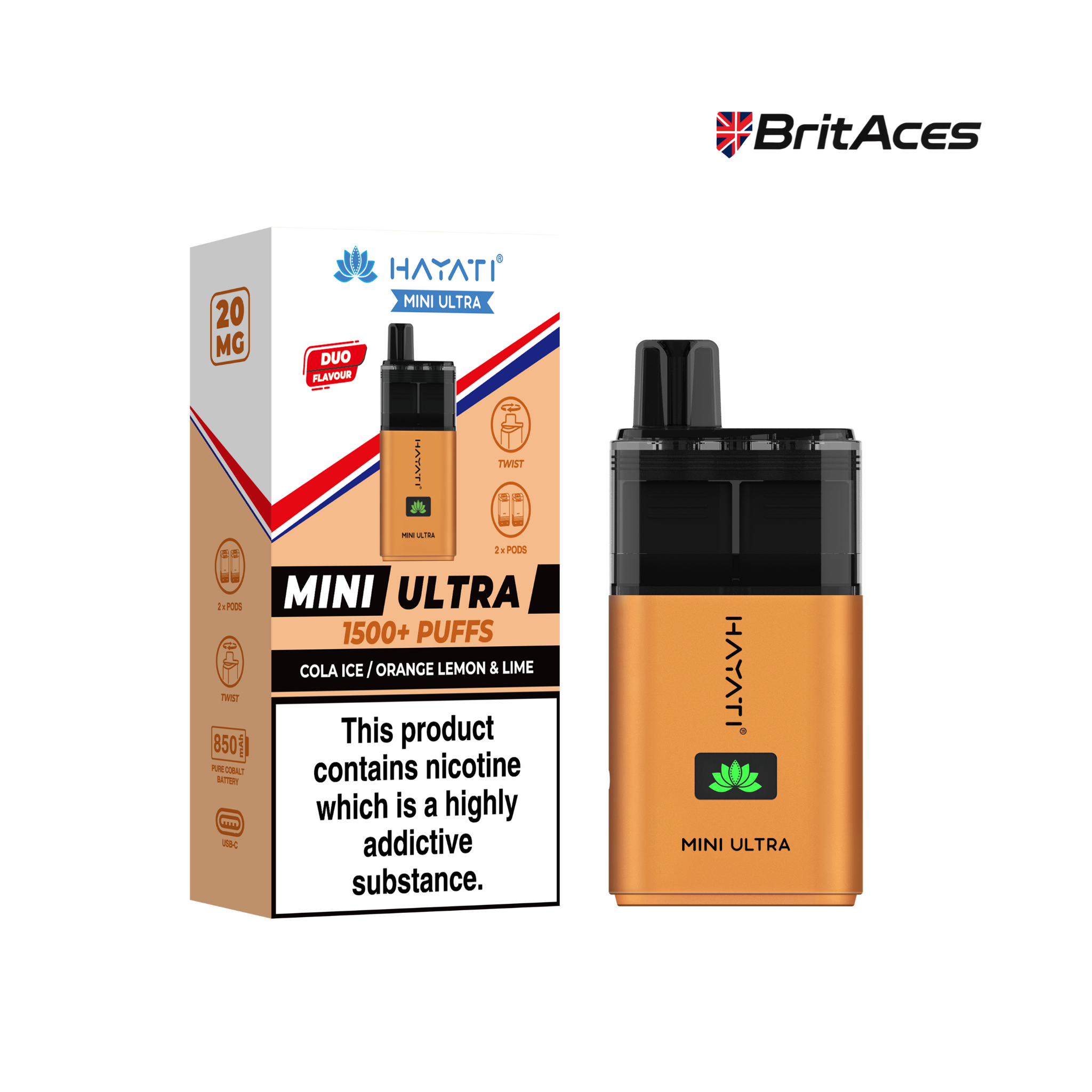 Hayati Mini Ultra 1500 PUFFS