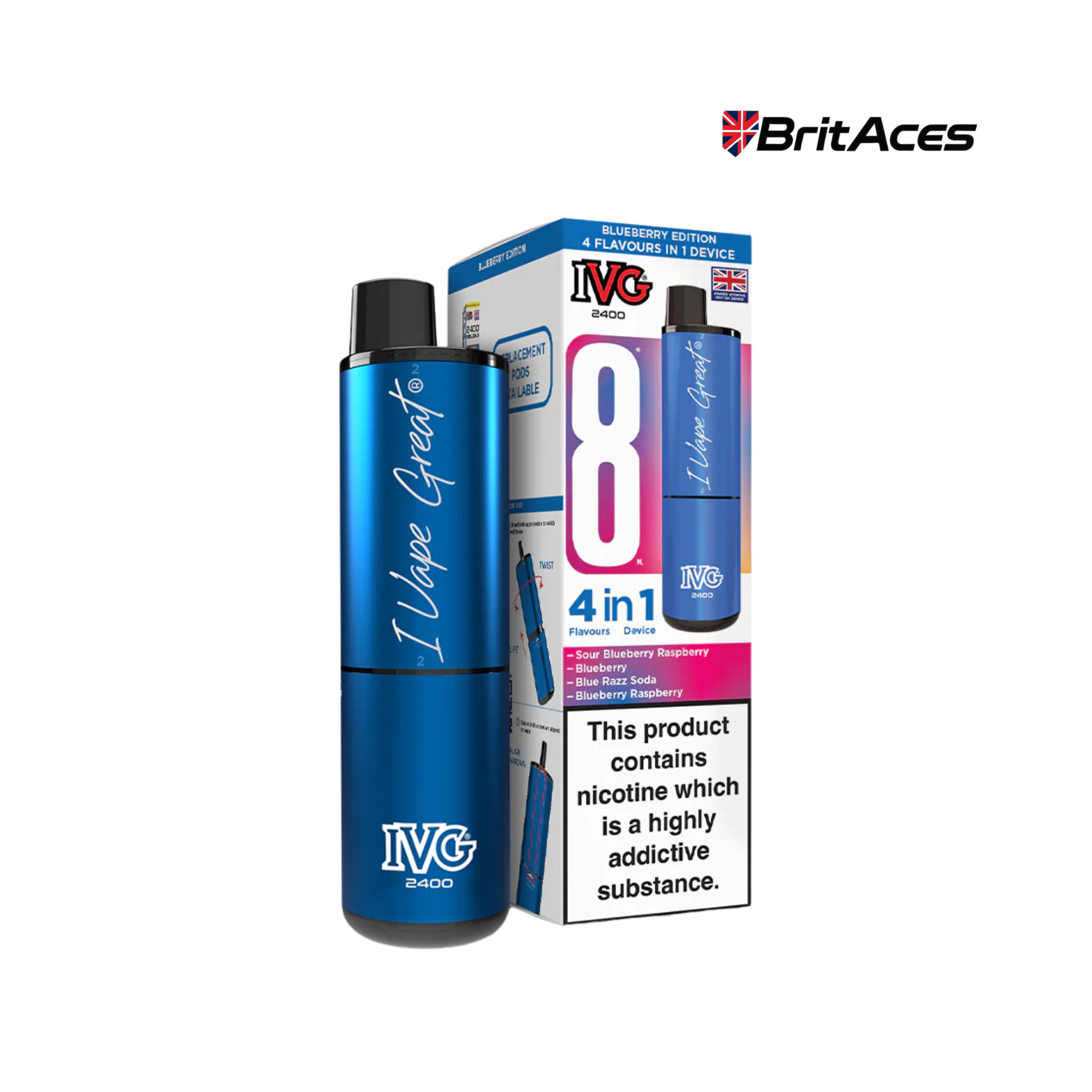 IVG 2400 4in1 Vape Kit