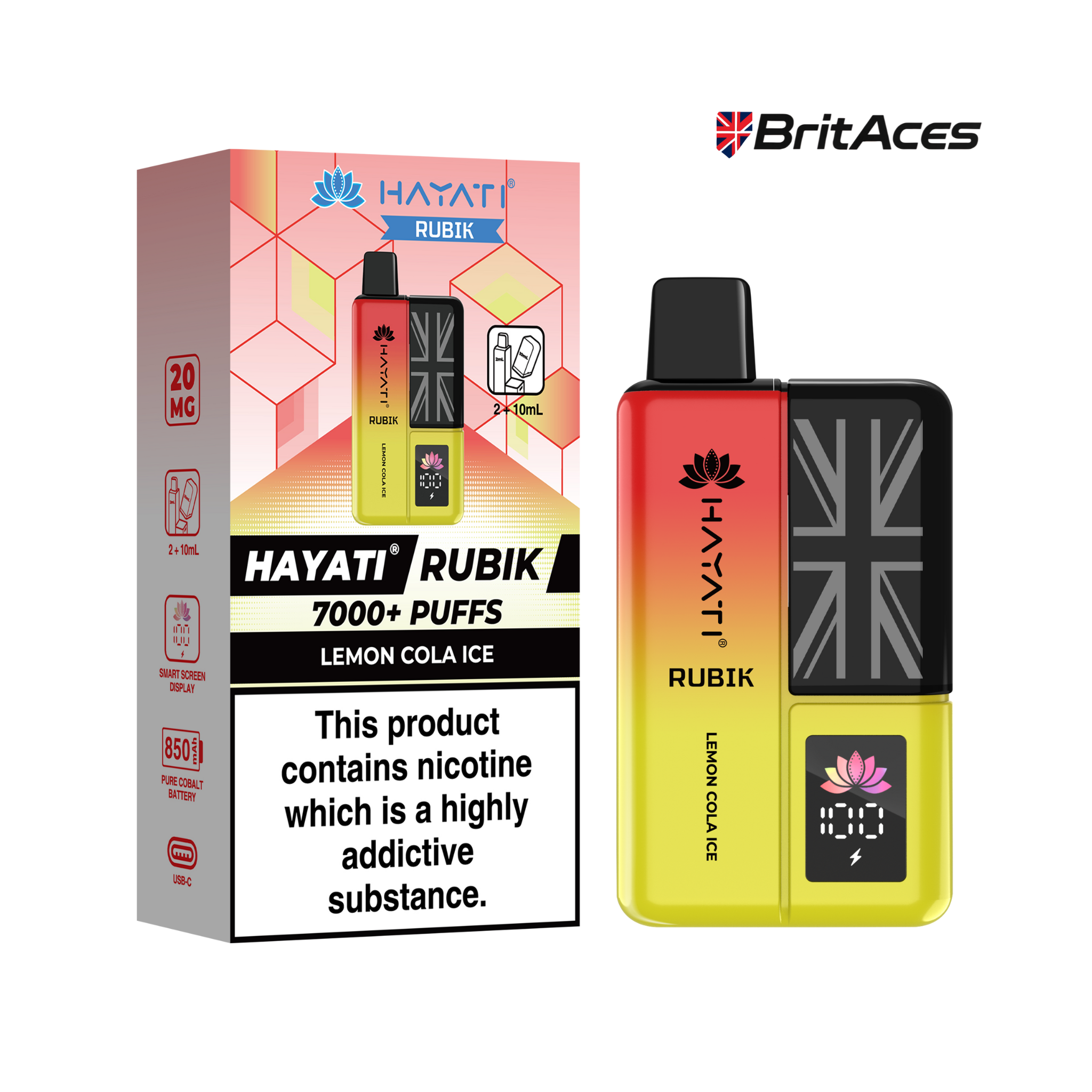 Hayati Rubik 7000 Puff Vape Kit