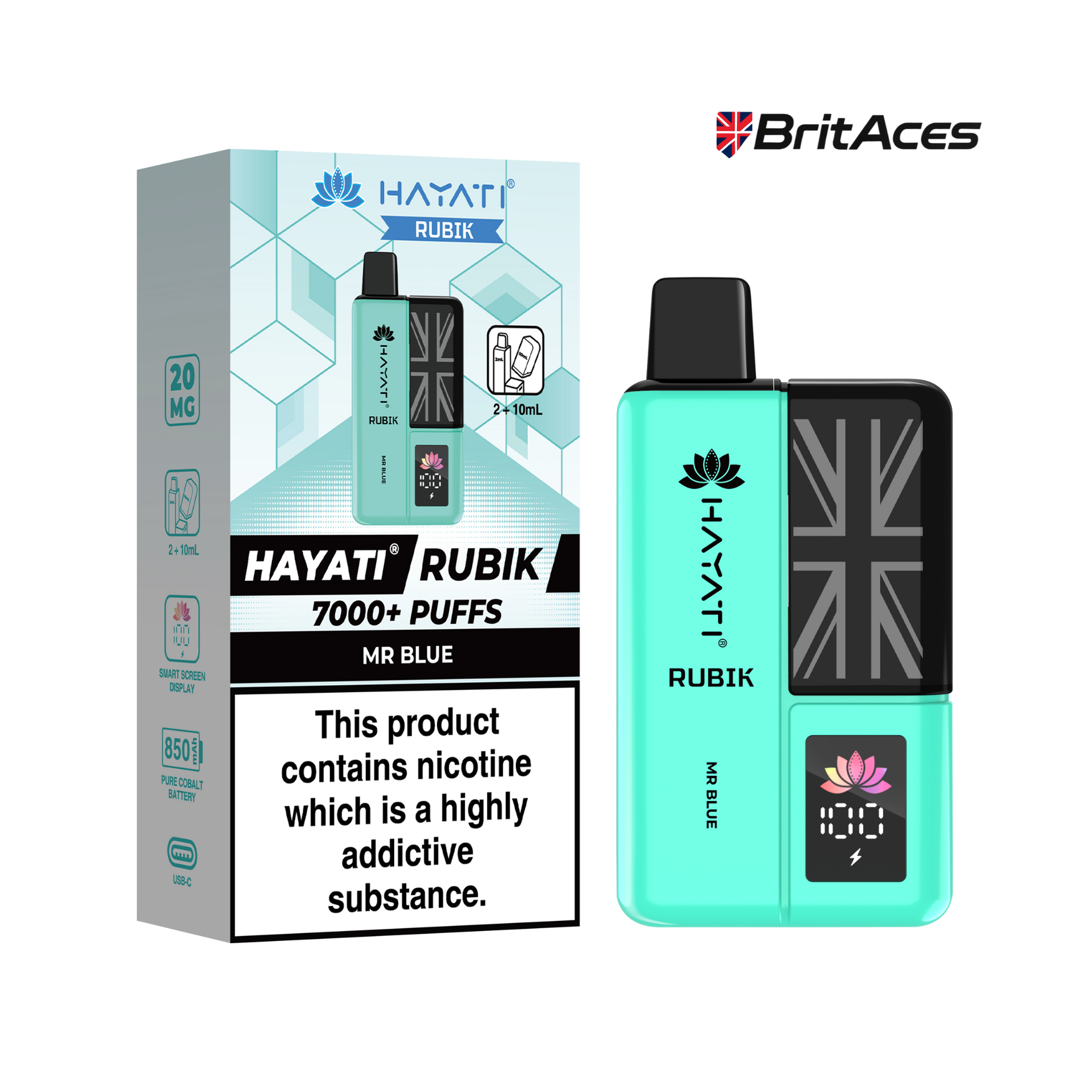 Hayati Rubik 7000 Puff Vape Kit