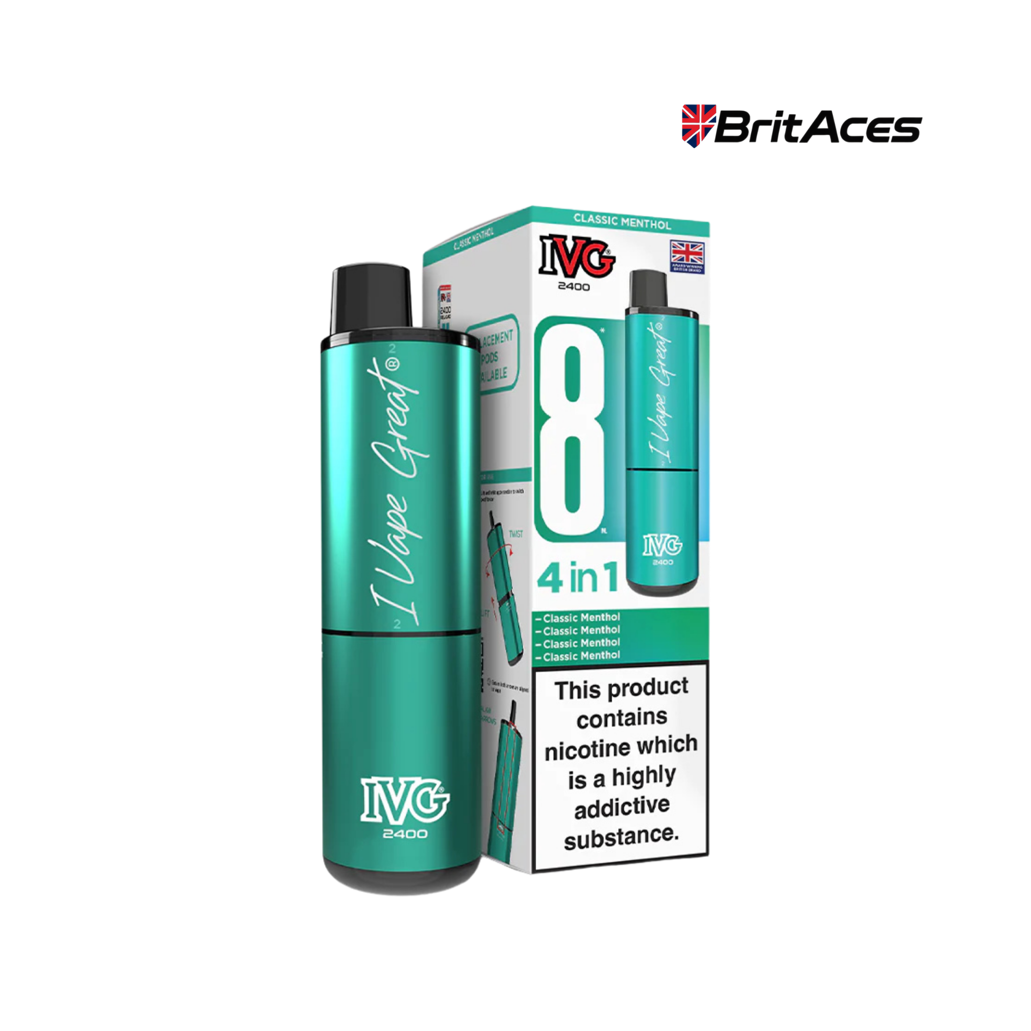 IVG 2400 4in1 Vape Kit