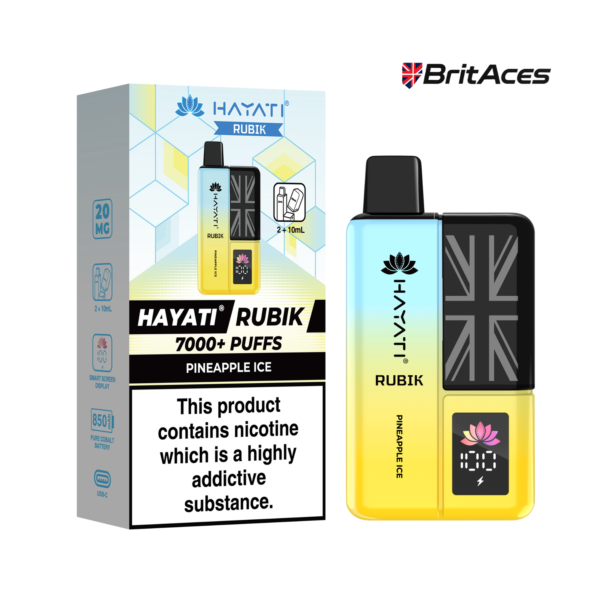 Hayati Rubik 7000 Puff Vape Kit