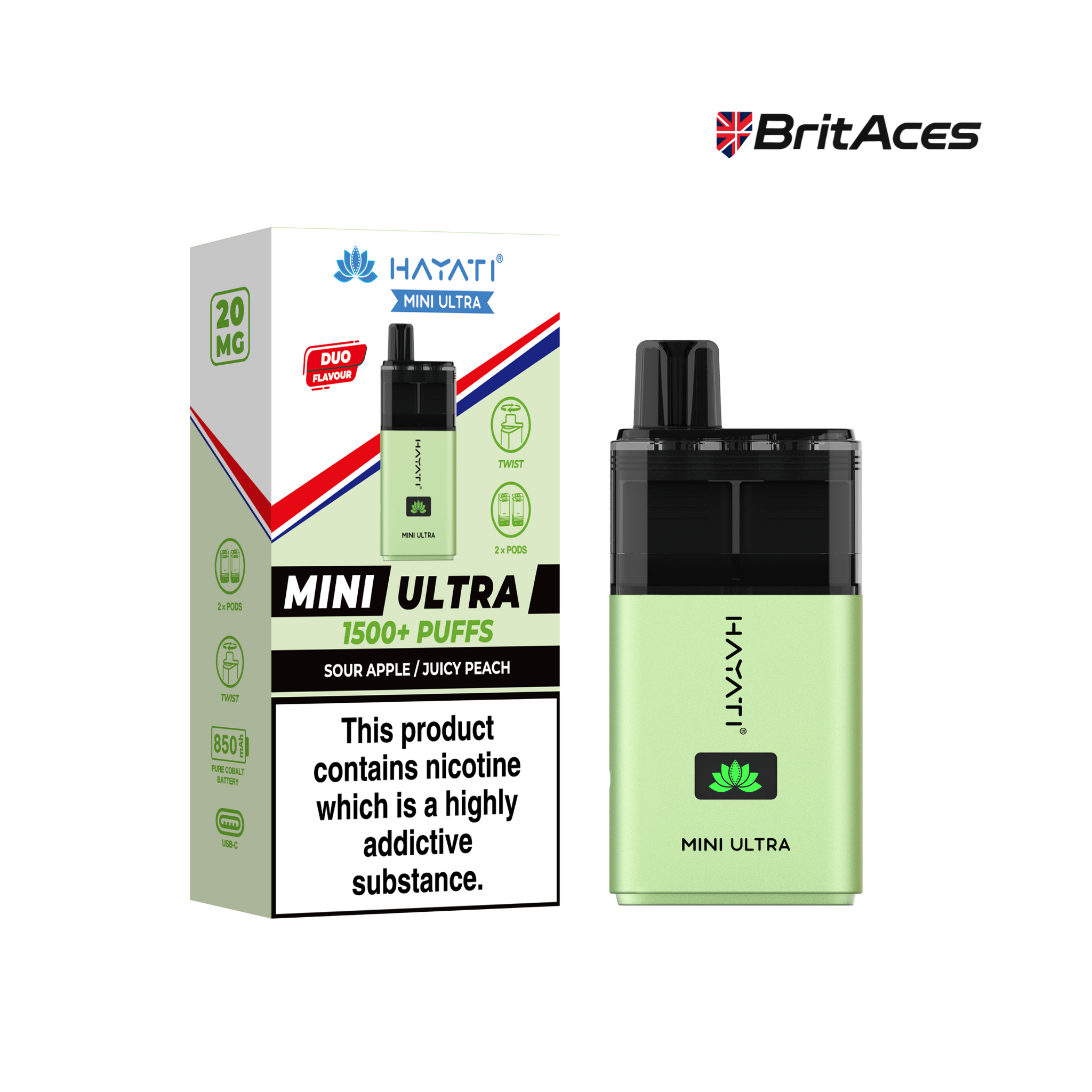 Hayati Mini Ultra 1500 PUFFS