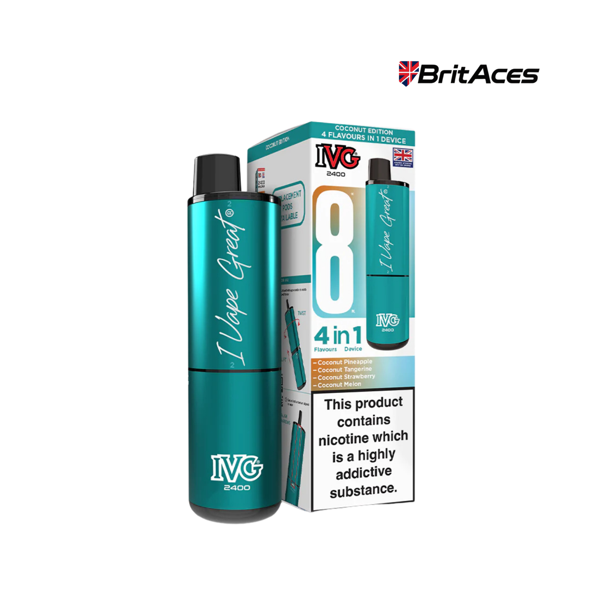 IVG 2400 4in1 Vape Kit