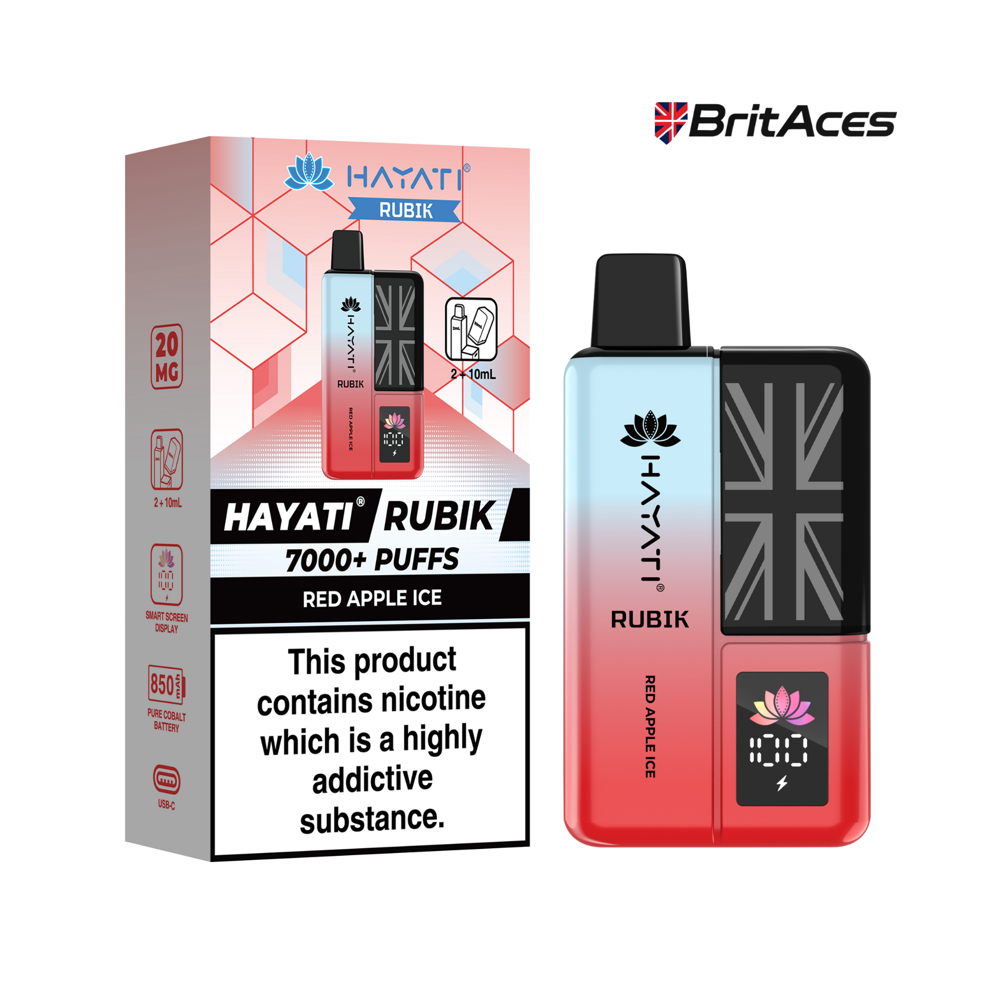 Hayati Rubik 7000 Puff Vape Kit