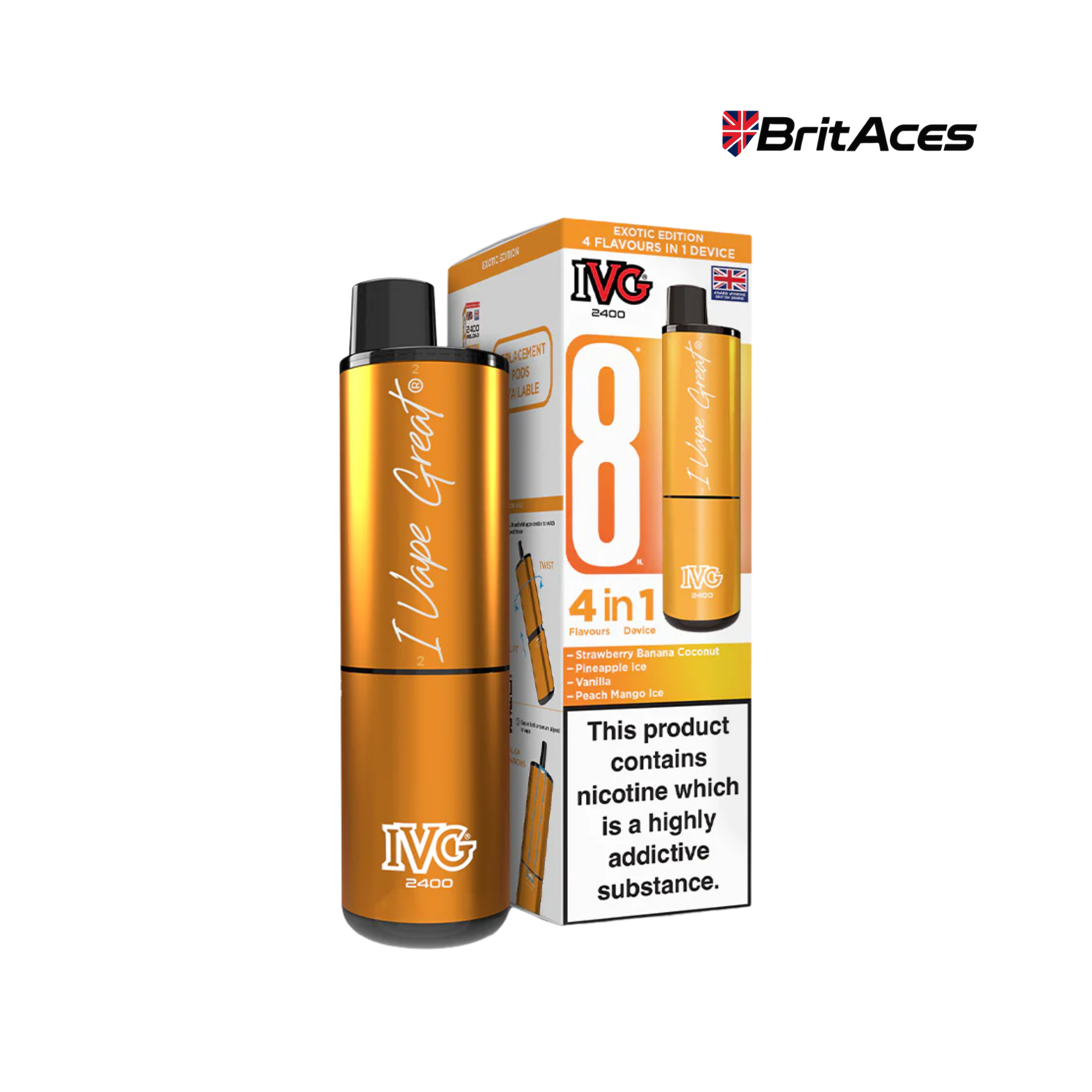 IVG 2400 4in1 Vape Kit