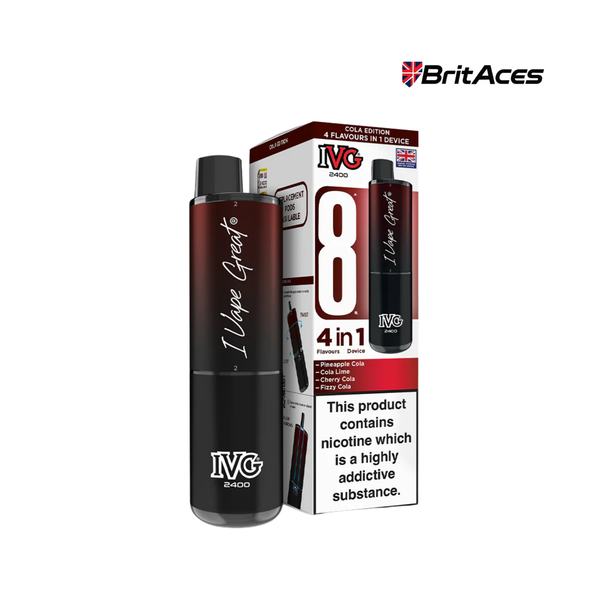 IVG 2400 4in1 Vape Kit