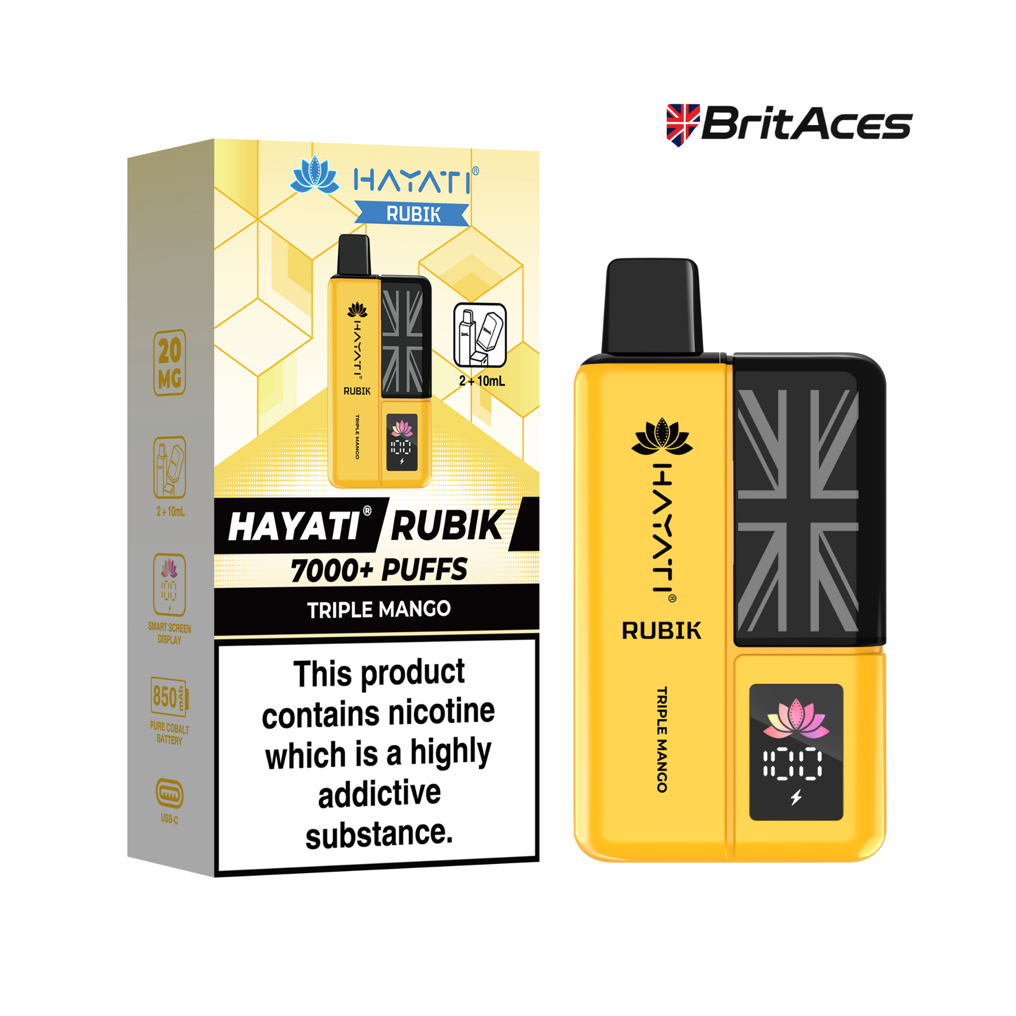Hayati Rubik 7000 Puff Vape Kit