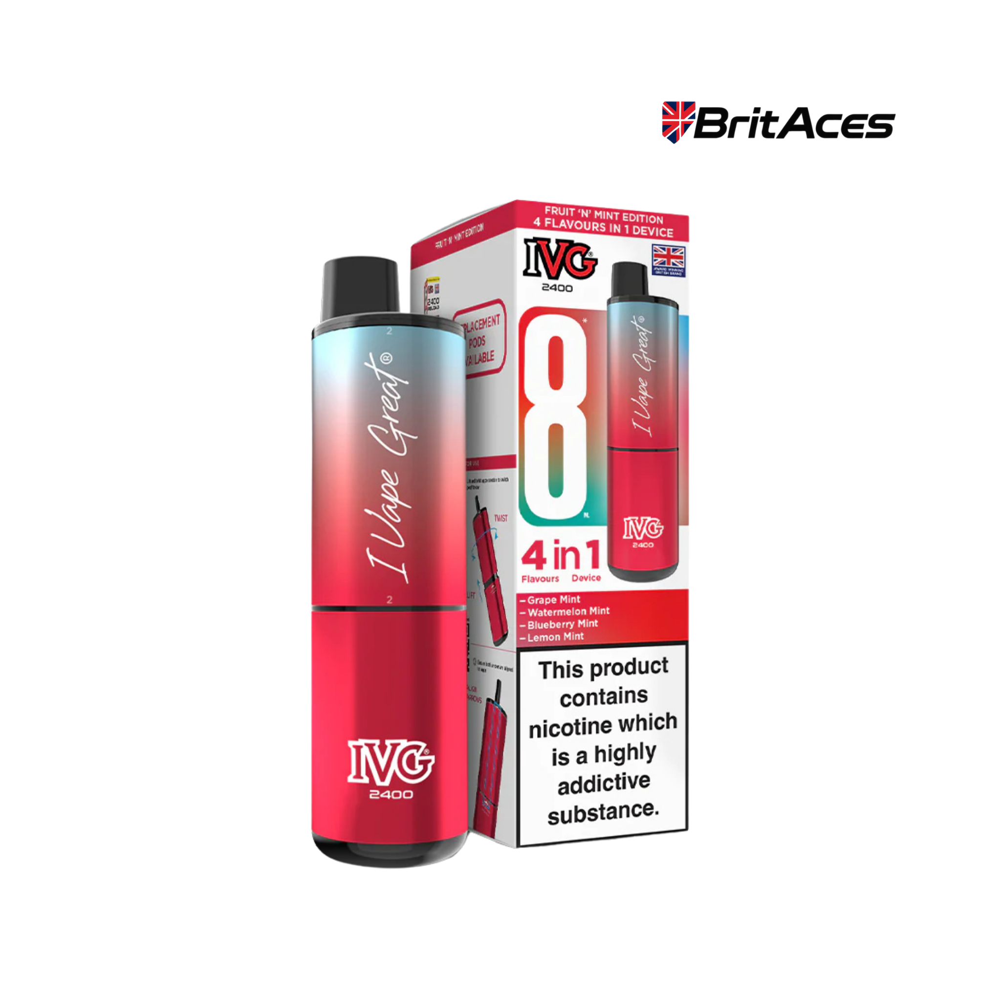 IVG 2400 4in1 Vape Kit