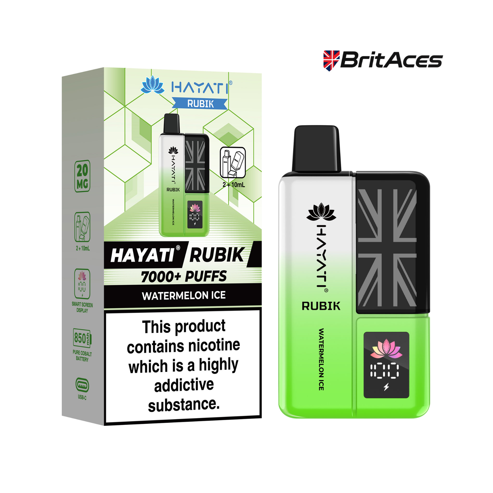 Hayati Rubik 7000 Puff Vape Kit