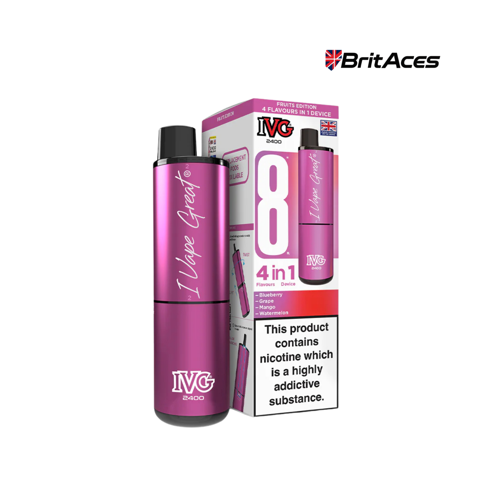 IVG 2400 4in1 Vape Kit