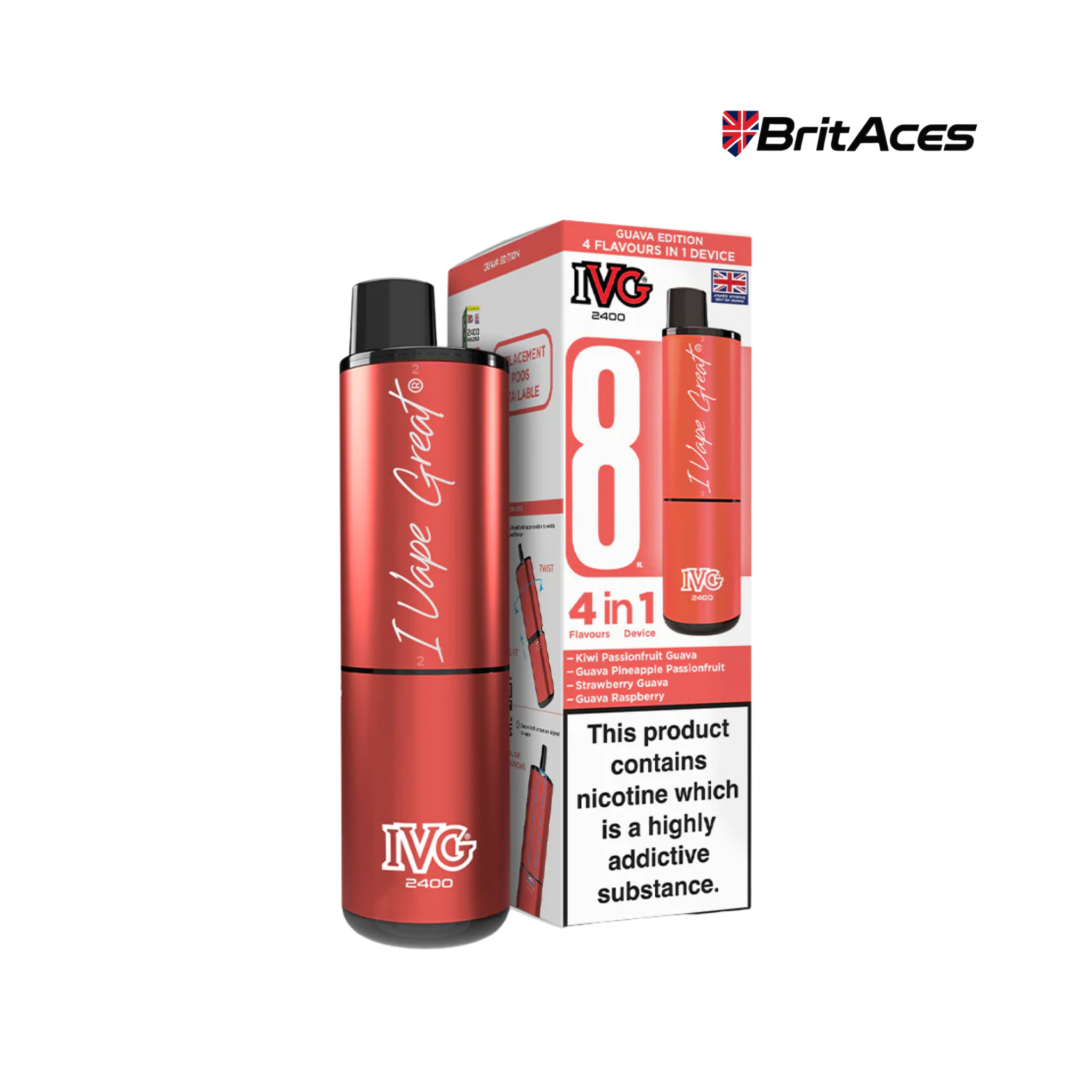 IVG 2400 4in1 Vape Kit
