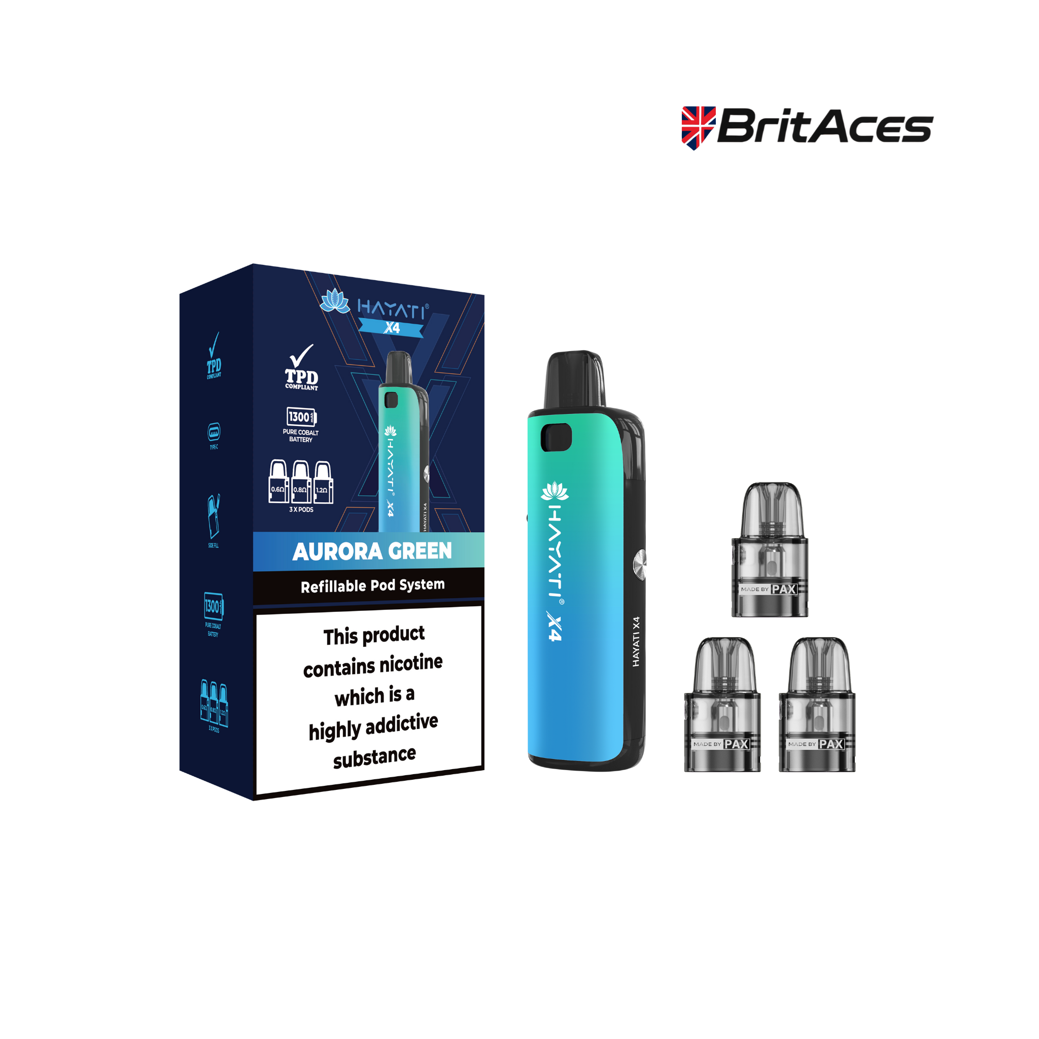 Hayati X4 Refillable Pod Vape Kit