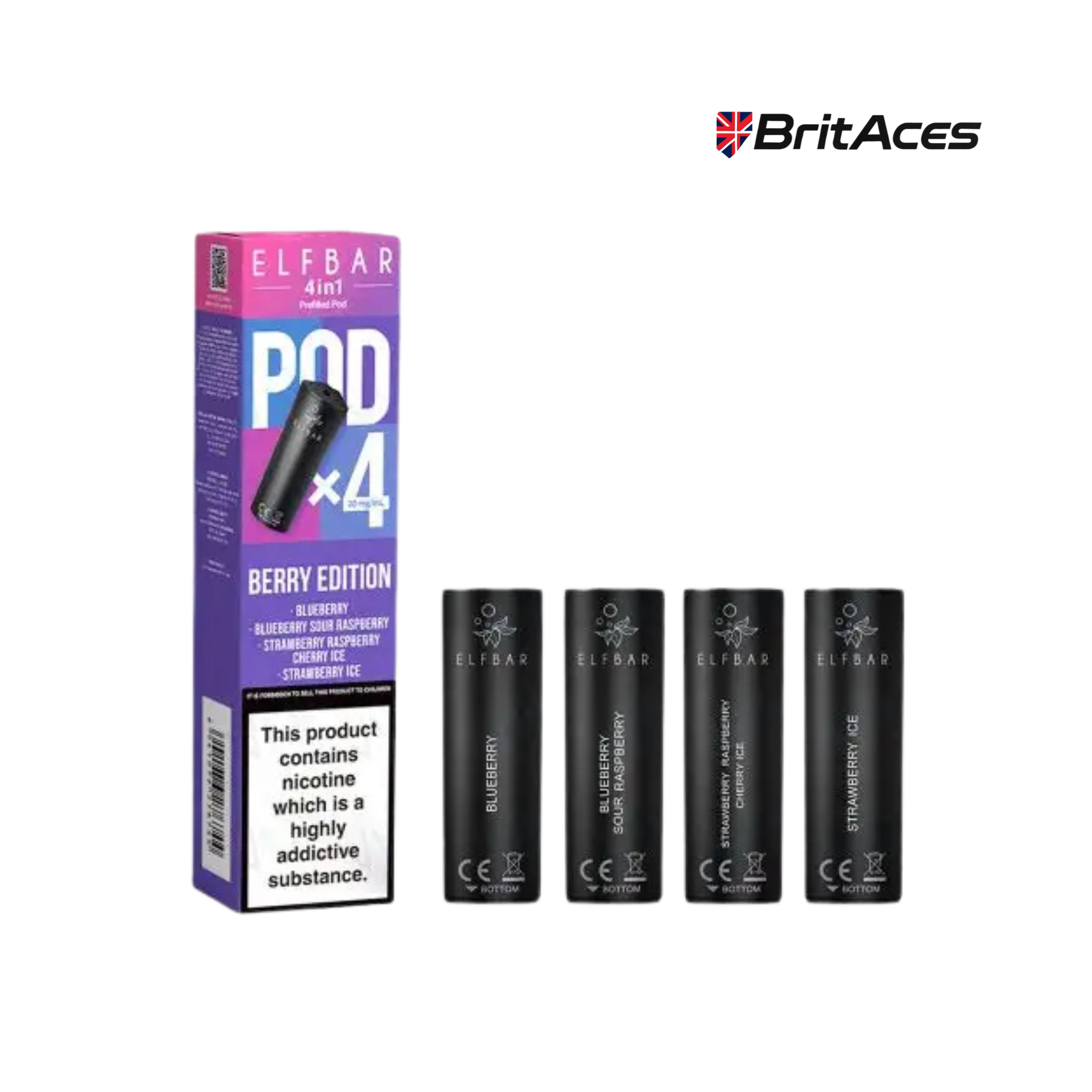 ElfBar 4in1 Multi Flavour Prefilled Pods
