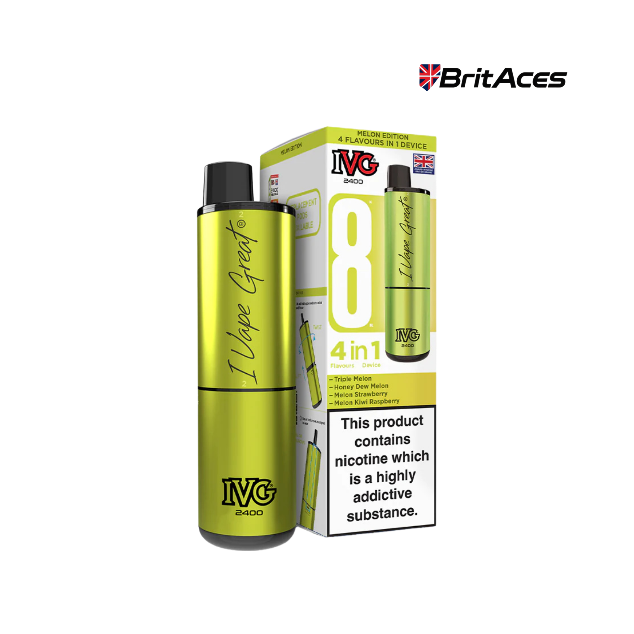 IVG 2400 4in1 Vape Kit