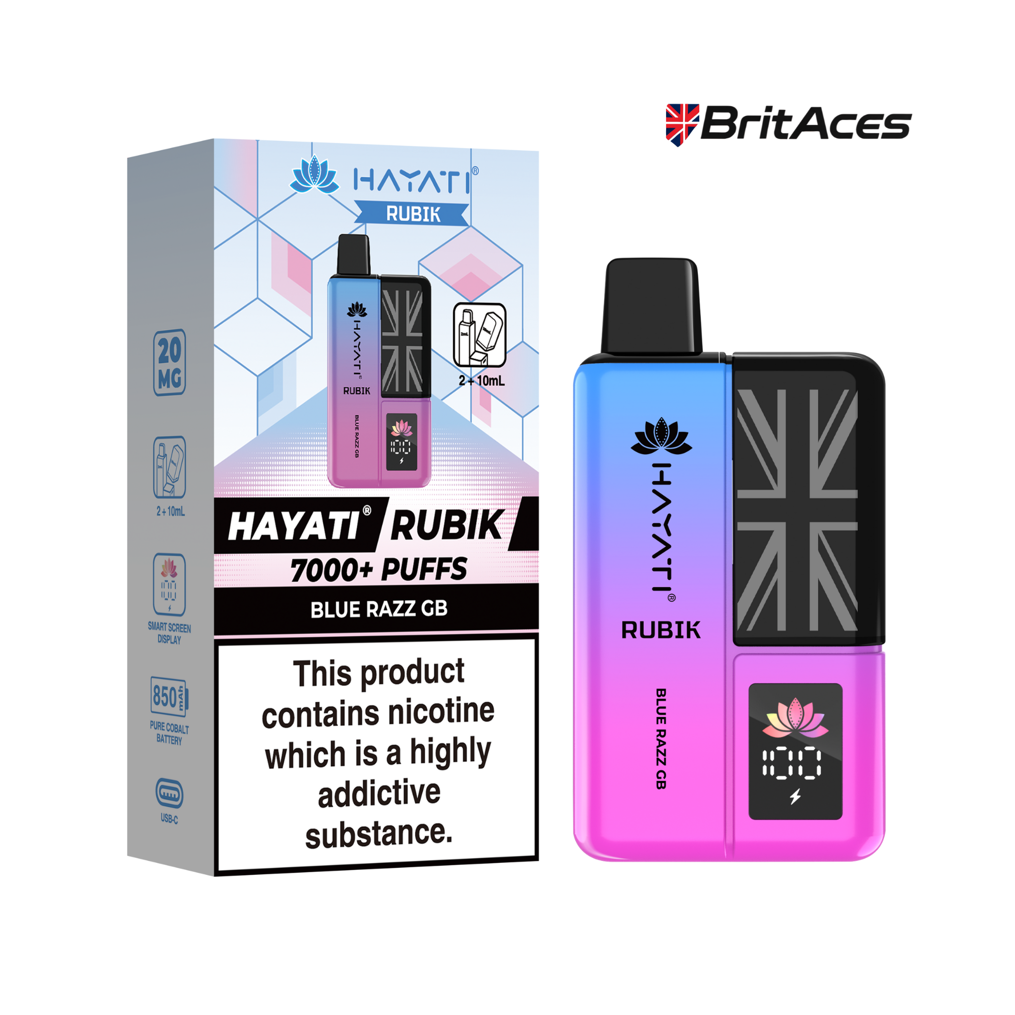 Hayati Rubik 7000 Puff Vape Kit