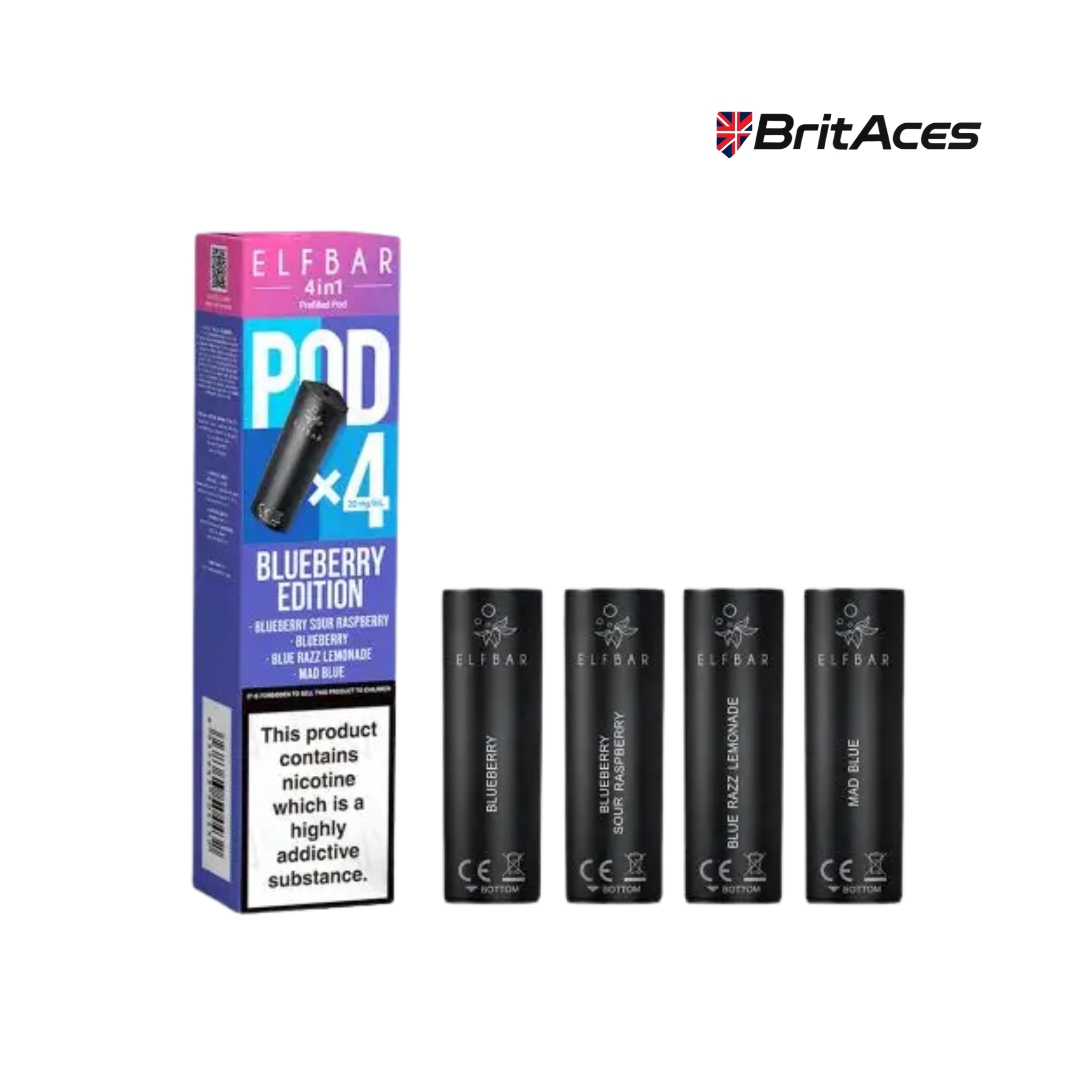 ElfBar 4in1 Multi Flavour Prefilled Pods