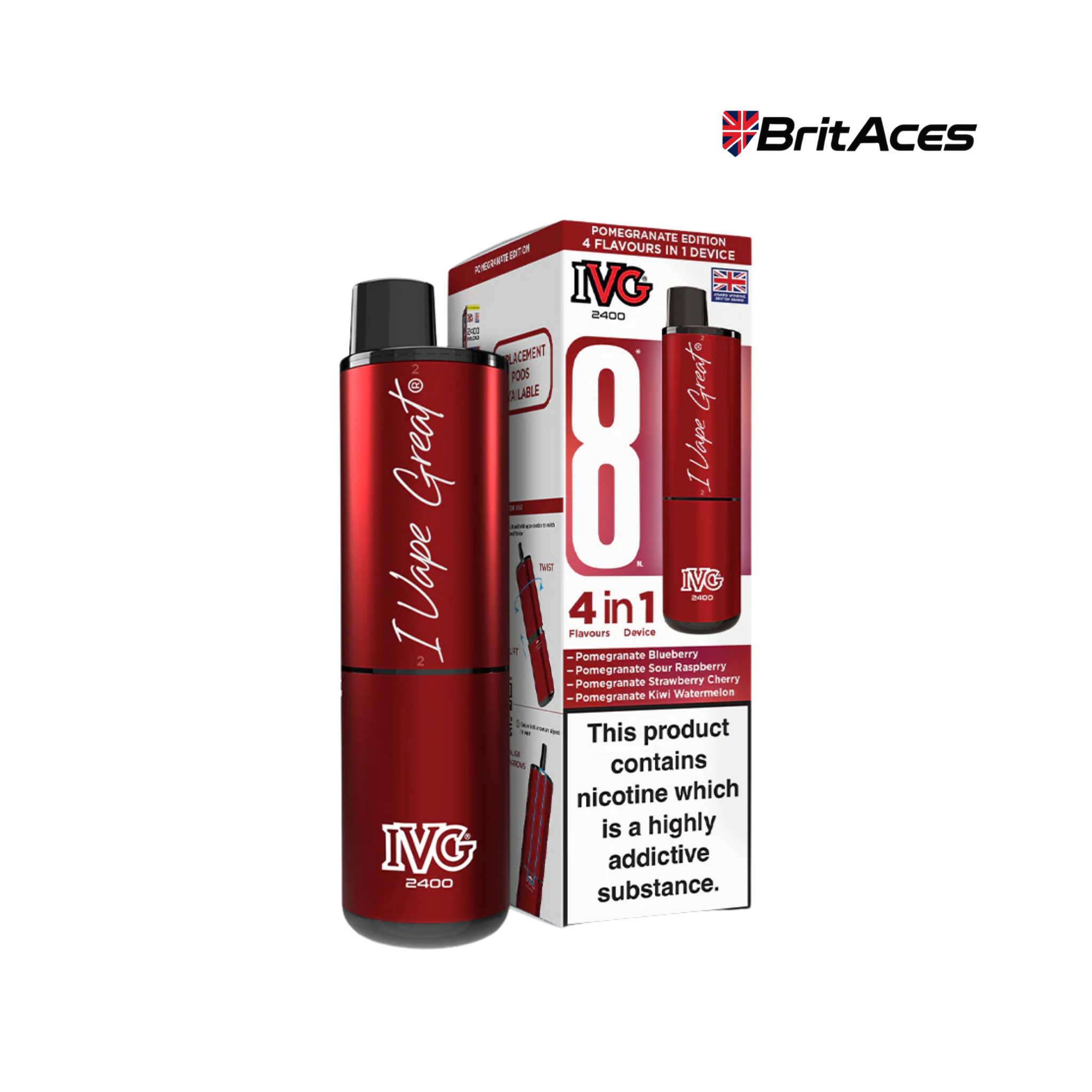 IVG 2400 4in1 Vape Kit
