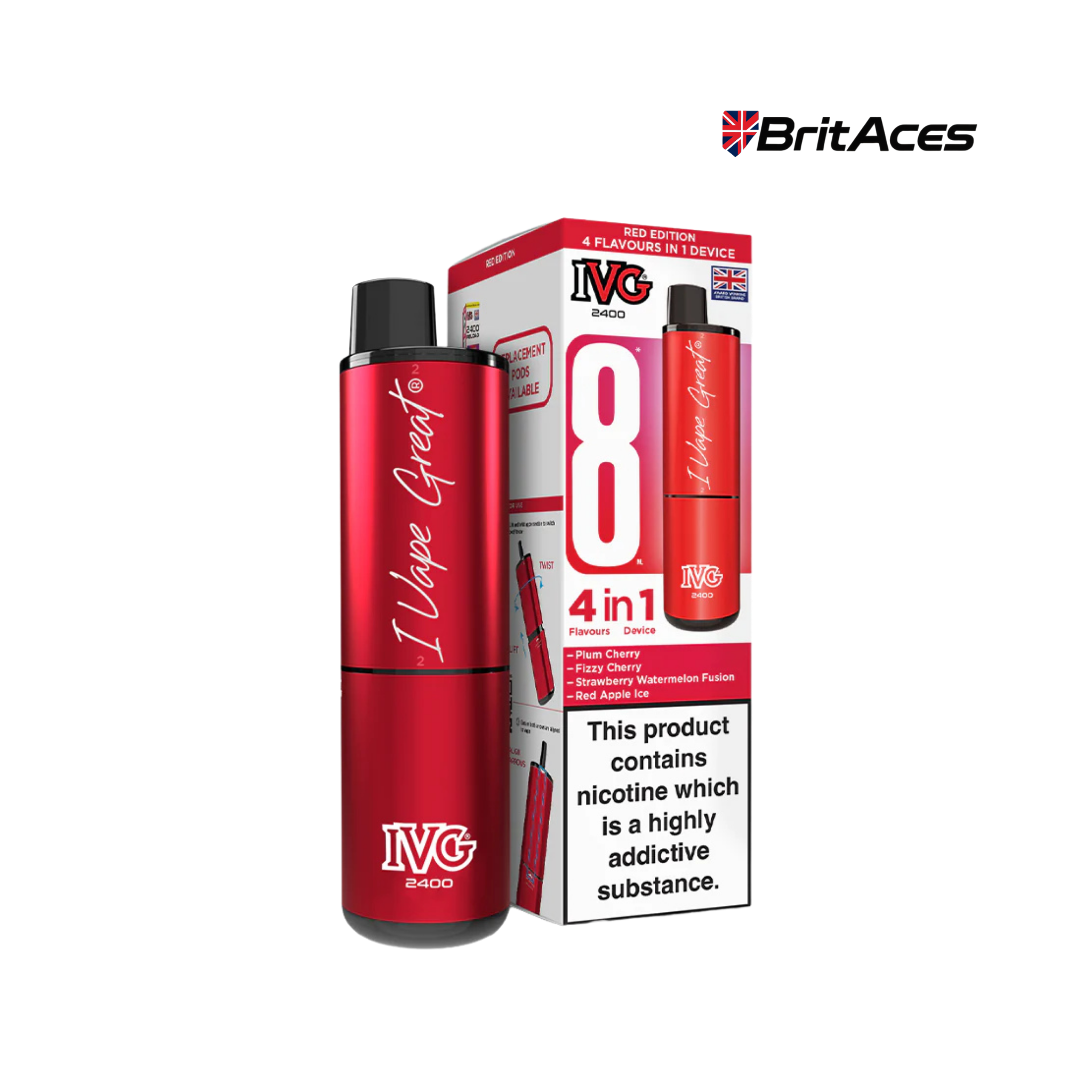 IVG 2400 4in1 Vape Kit
