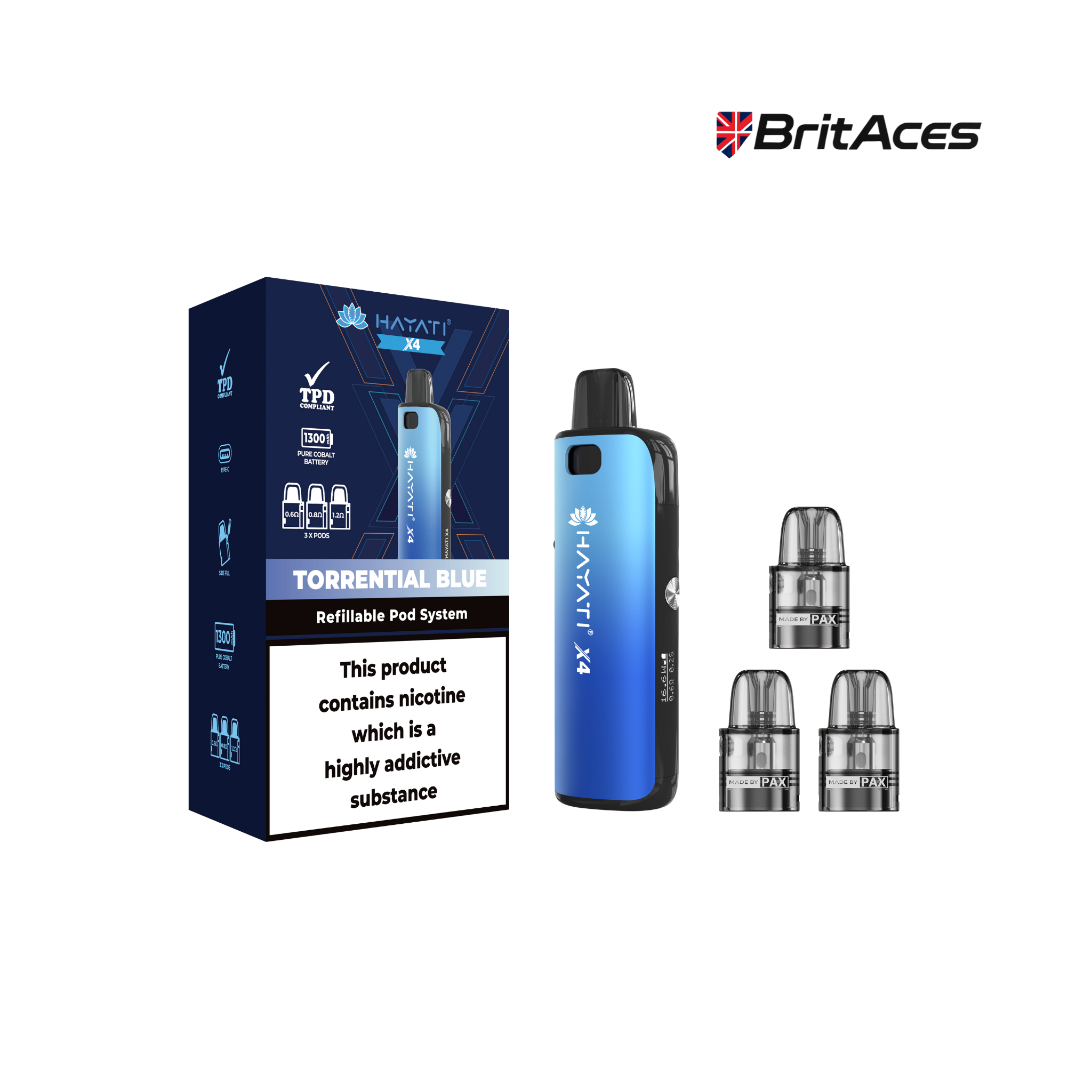 Hayati X4 Refillable Pod Vape Kit