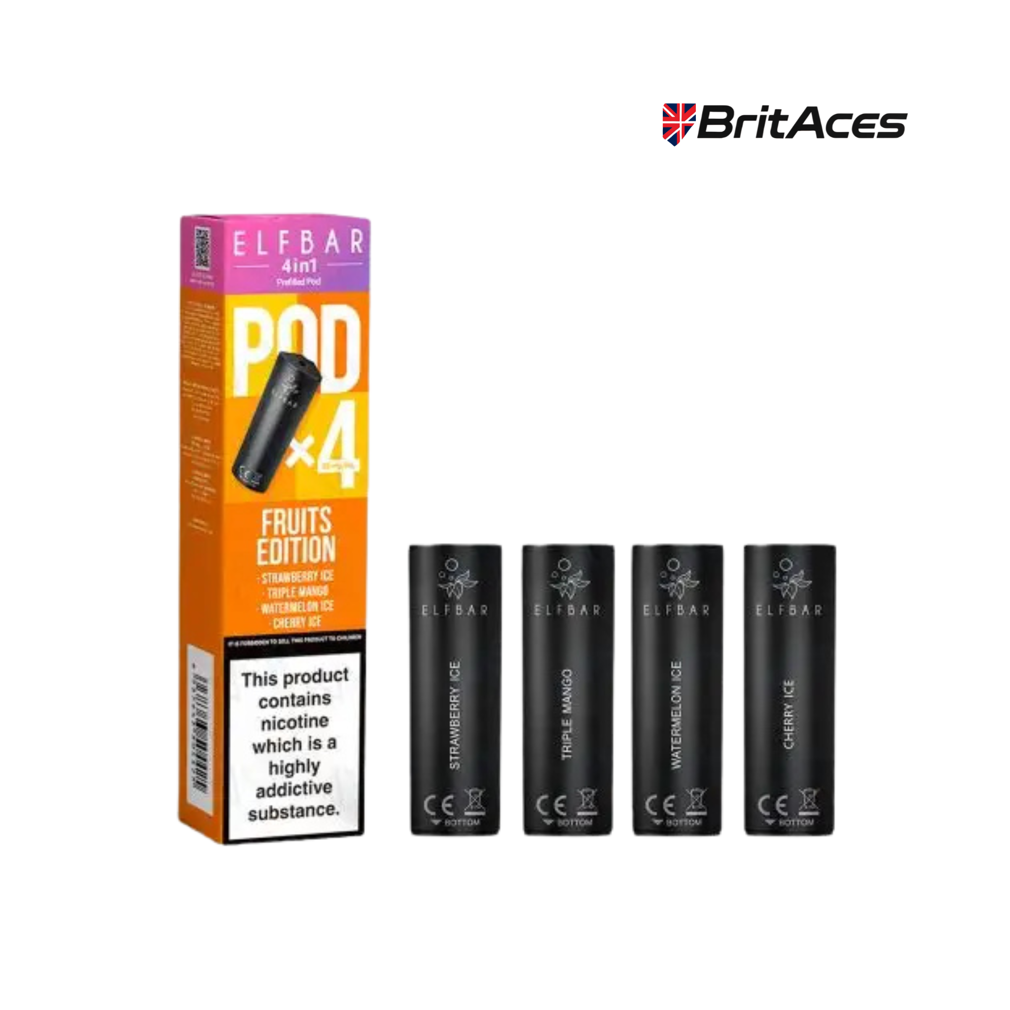 ElfBar 4in1 Multi Flavour Prefilled Pods