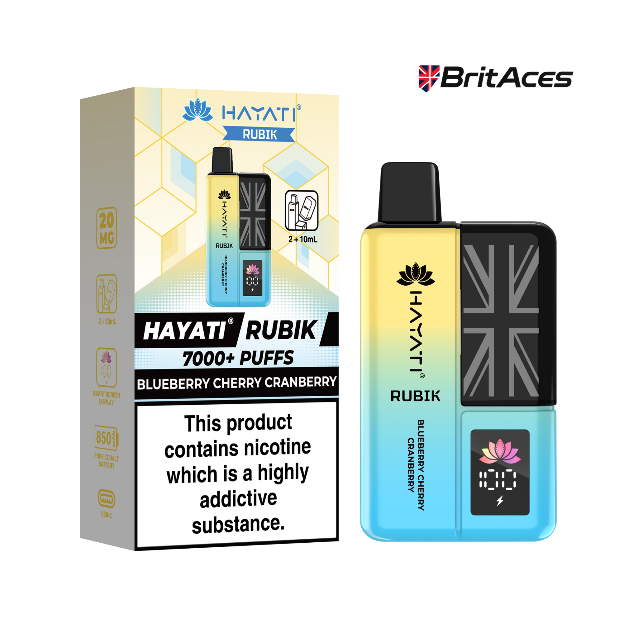 Hayati Rubik 7000 Puff Vape Kit