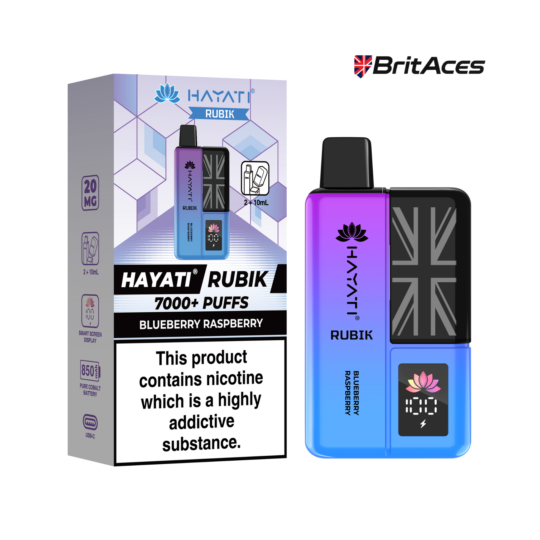 Hayati Rubik 7000 Puff Vape Kit