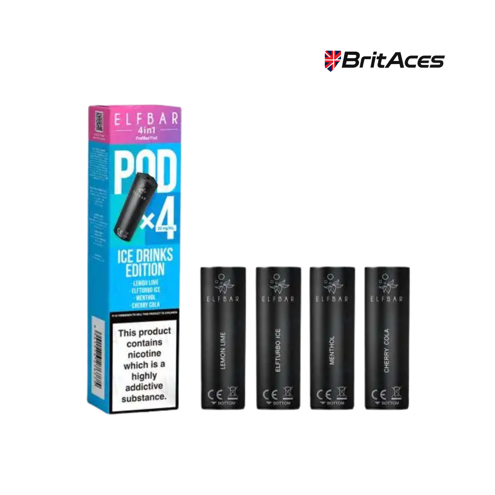 ElfBar 4in1 Multi Flavour Prefilled Pods