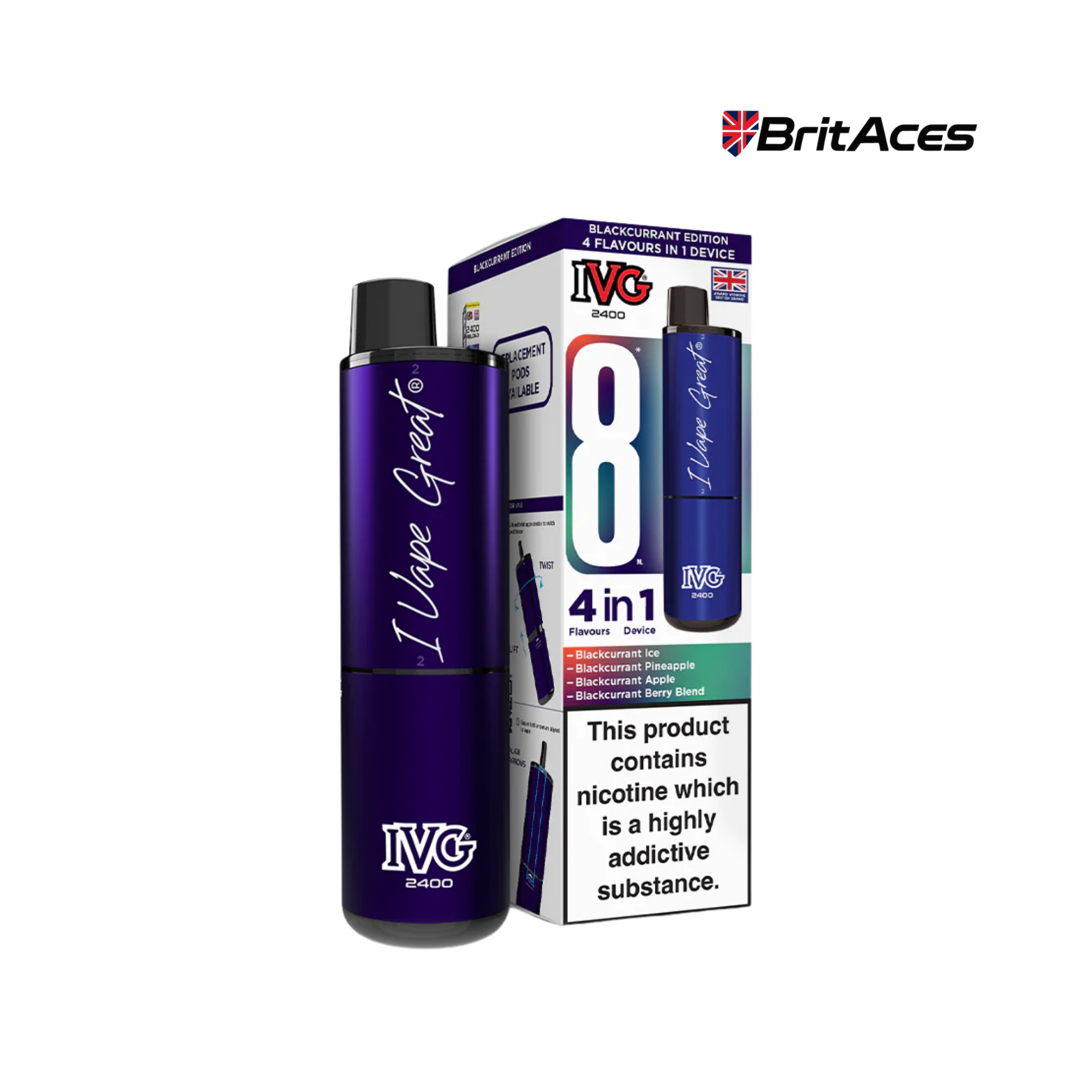 IVG 2400 4in1 Vape Kit