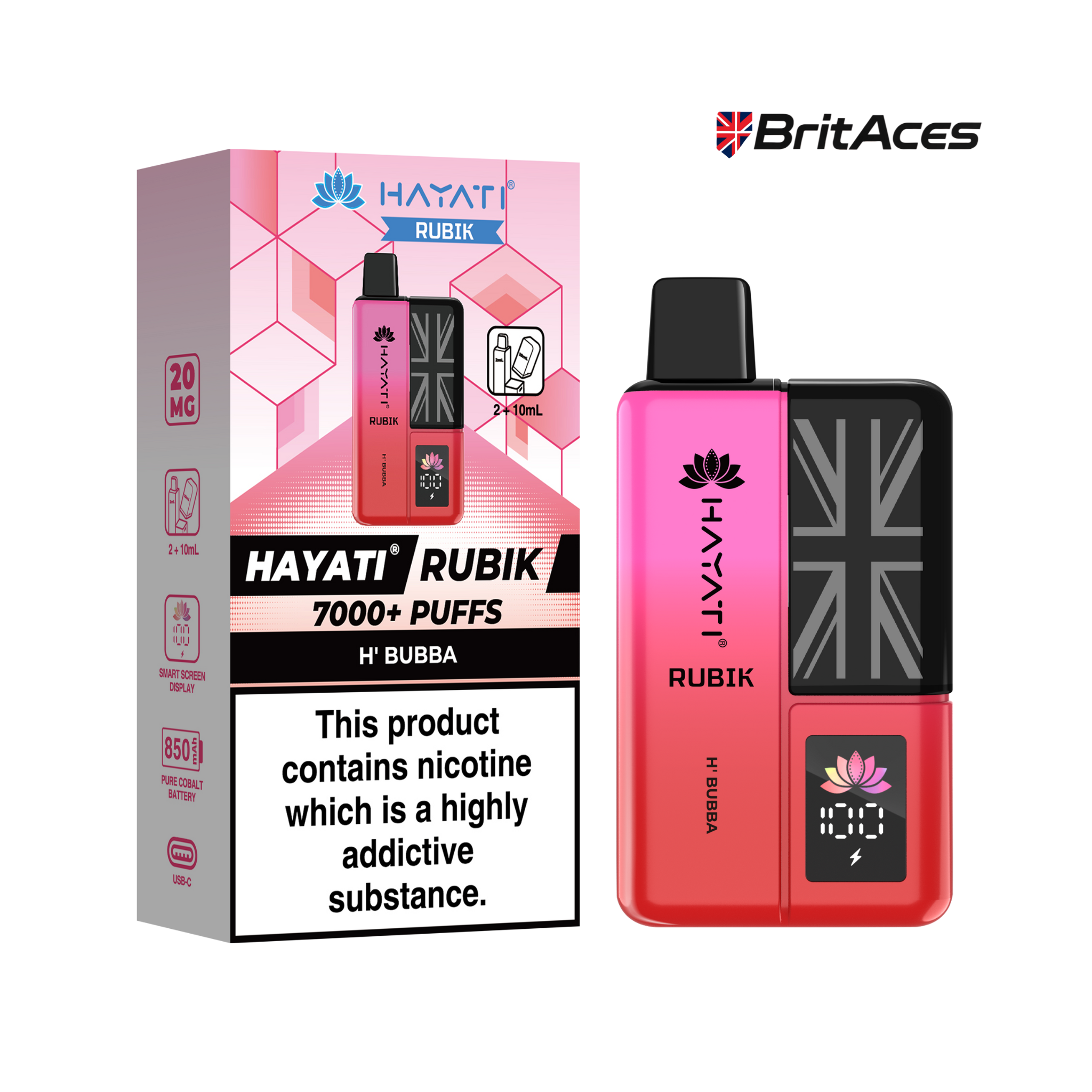 Hayati Rubik 7000 Puff Vape Kit