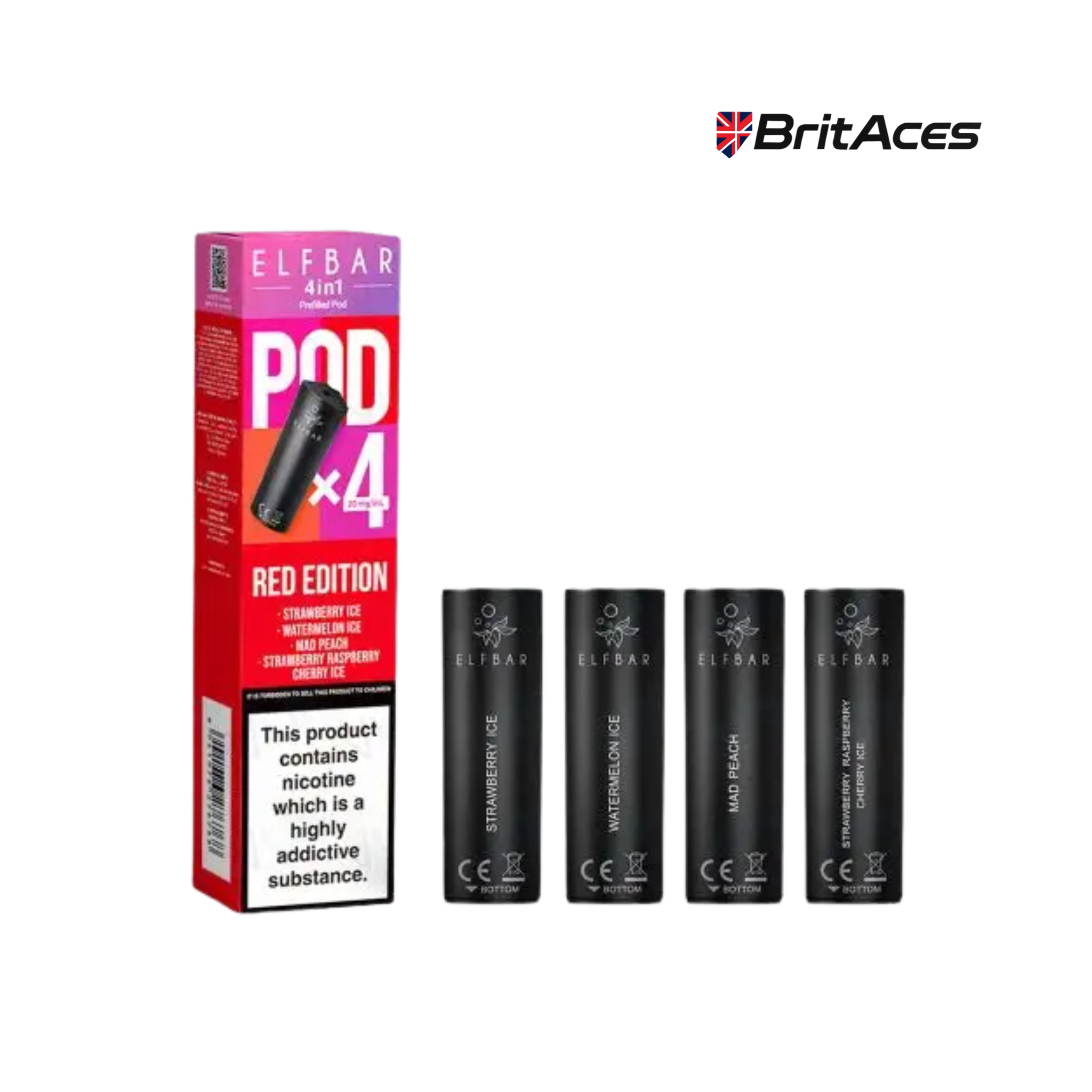 ElfBar 4in1 Multi Flavour Prefilled Pods