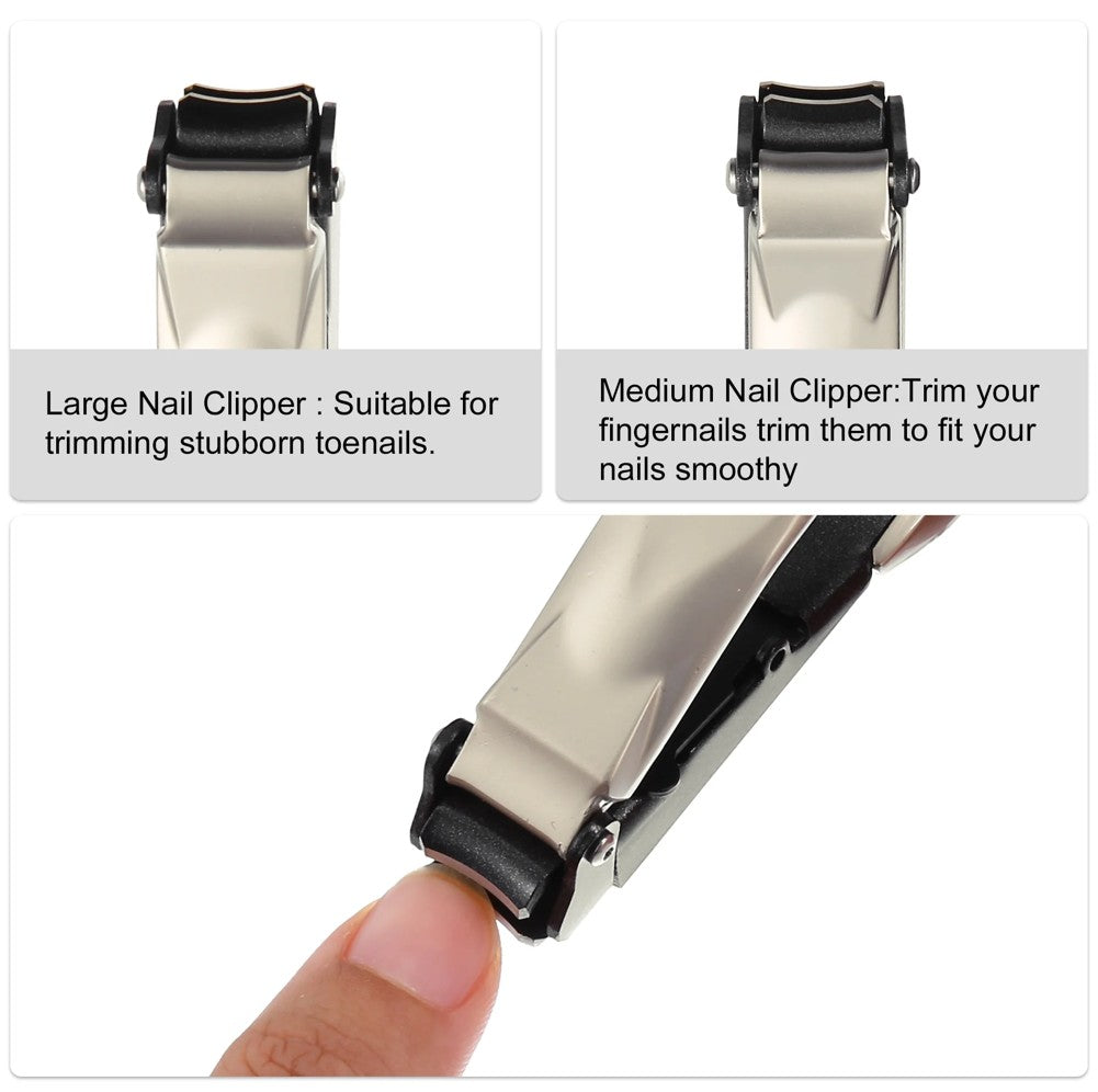 Nail Clippers for Men with Catcher